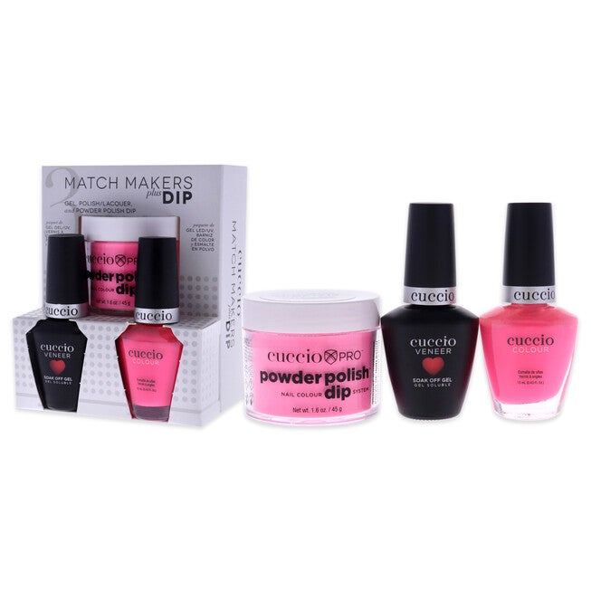 Match Makers Plus Dip - Pretty Awesome by Cuccio Colour for Women - 3 Pc Set, NA, alternate image number null