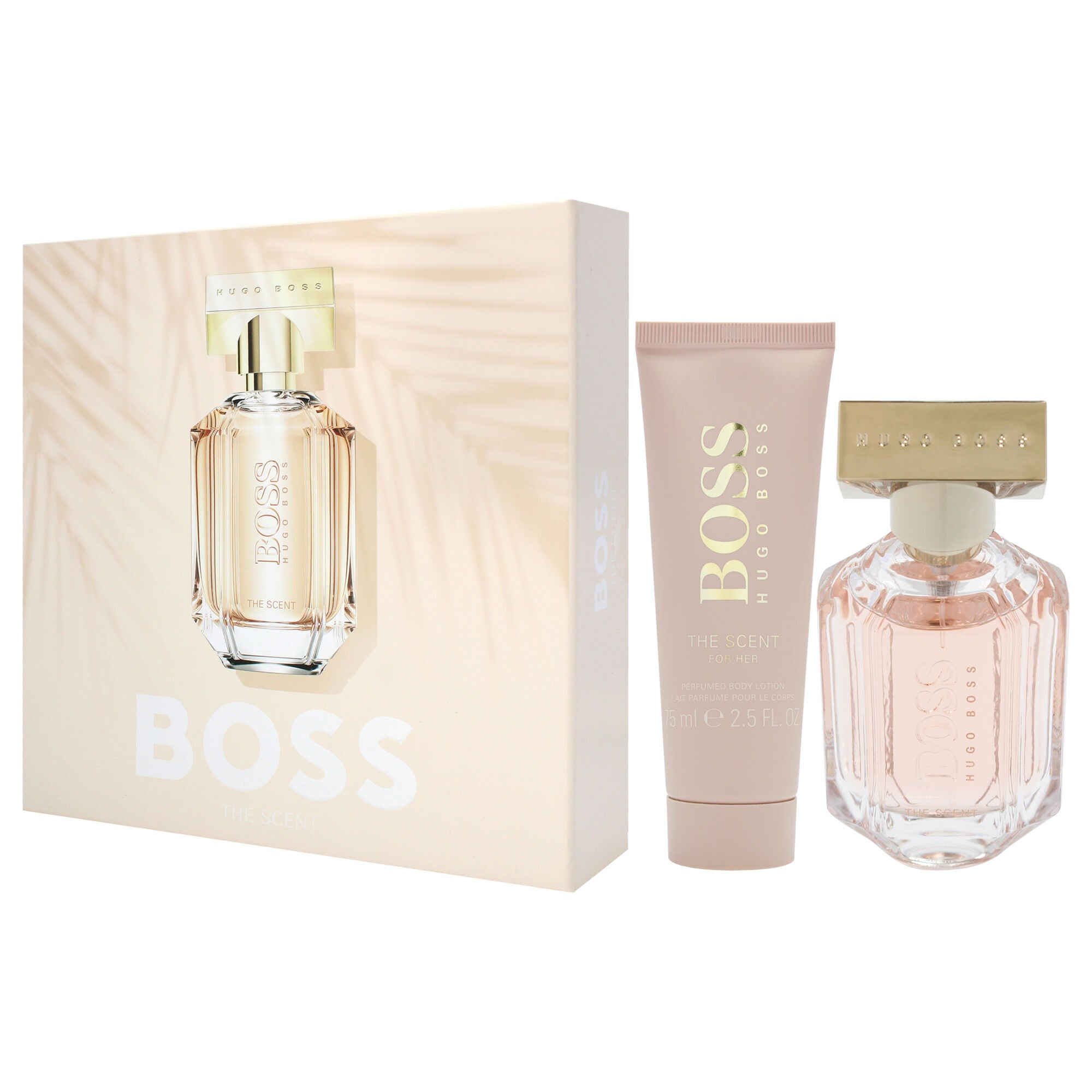 Boss The Scent by Hugo Boss for Women - 2 Pc Gift Set 1.6oz EDP Spray, 2.5oz Body Lotion, Clear, alternate image number 3