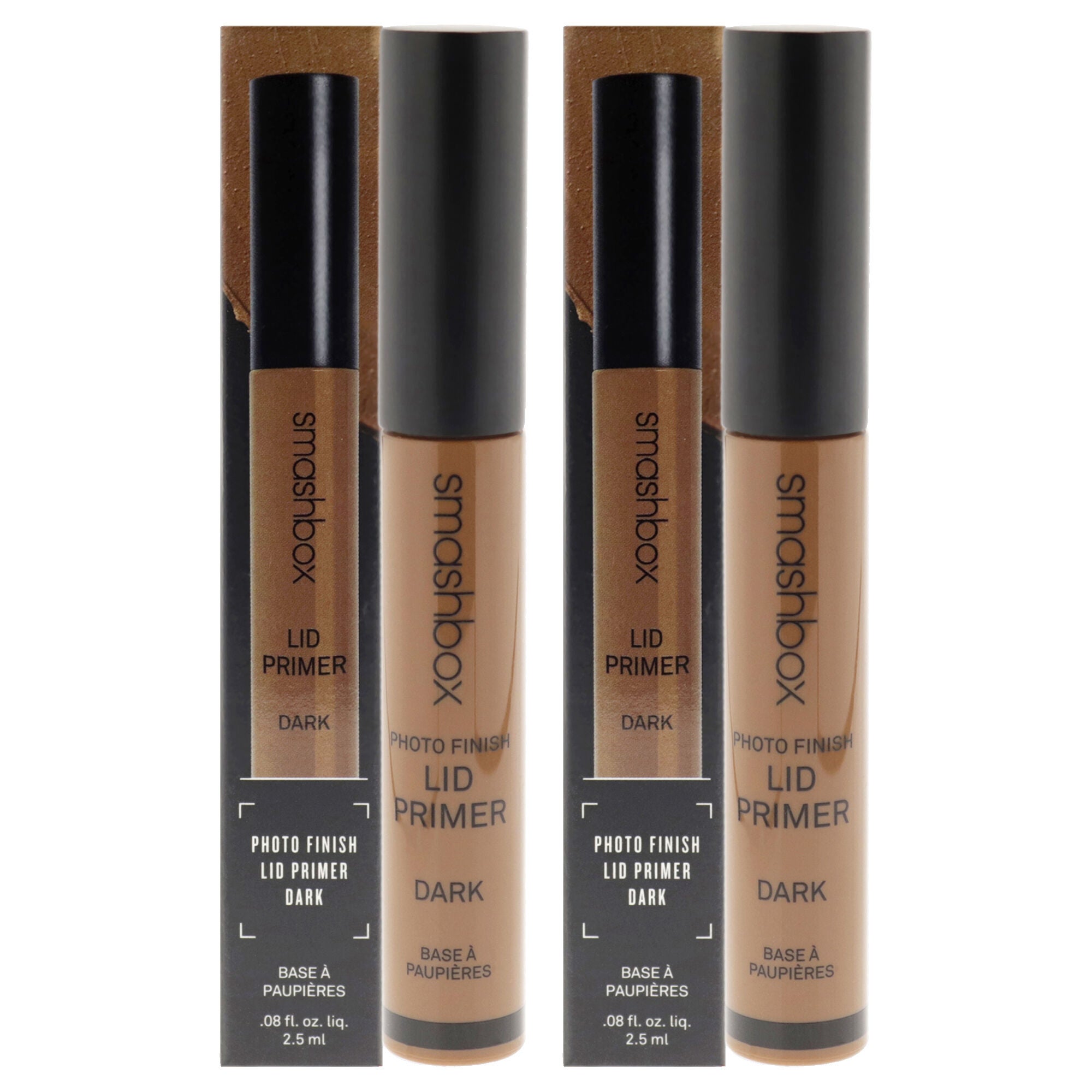 Photo Finish Lid Primer - Dark by SmashBox for Women - 0.08 oz Eye Primer - Pack of 2, Brown, hi-res image number 0