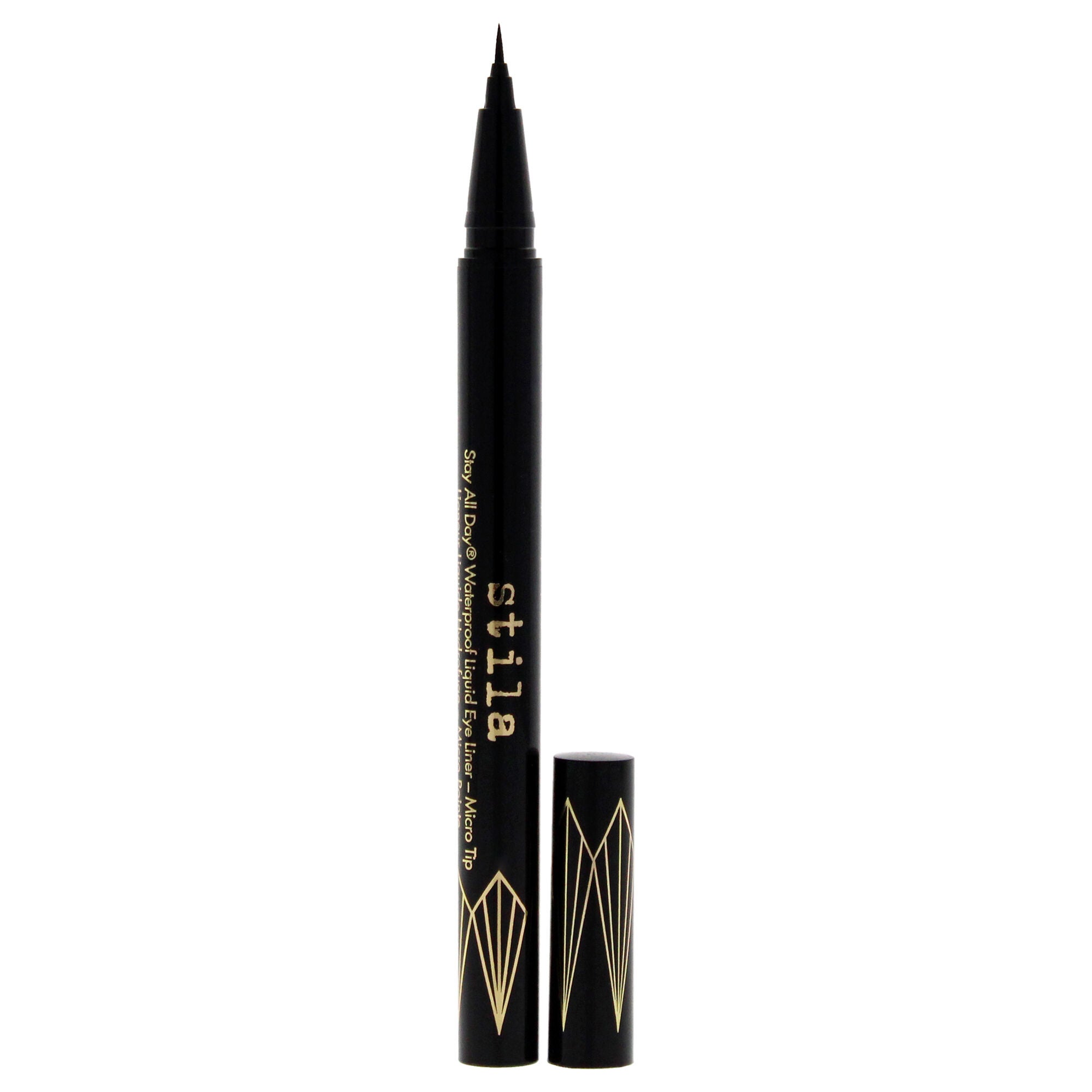 Stay All Day Waterproof Liquid Eye Liner Micro Tip - Intense Black by Stila for Women - 0.016 oz Eyeliner, See Description, alternate image number 1