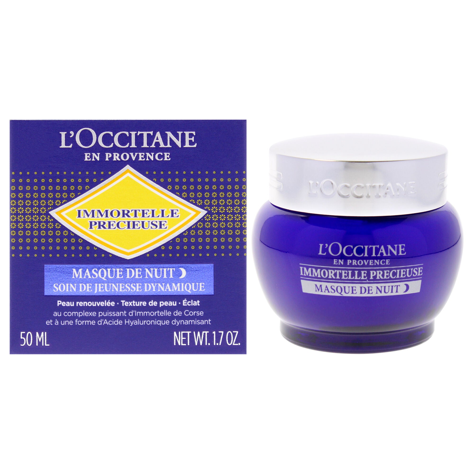 Immortelle Precious Overnight Mask by LOccitane for Unisex - 1.7 oz Mask, See Description, hi-res image number 0