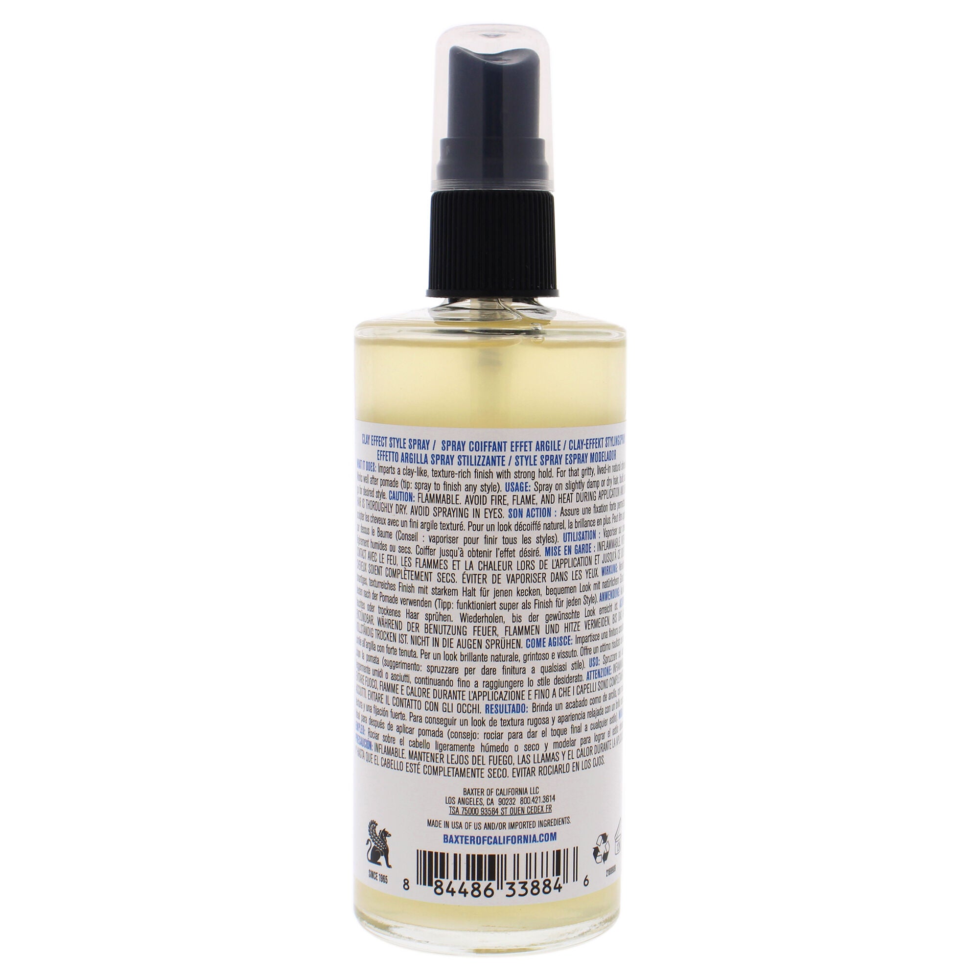 Clay Effect Style Spray by Baxter Of California for Men - 4 oz Hairspray, , alternate image number 4