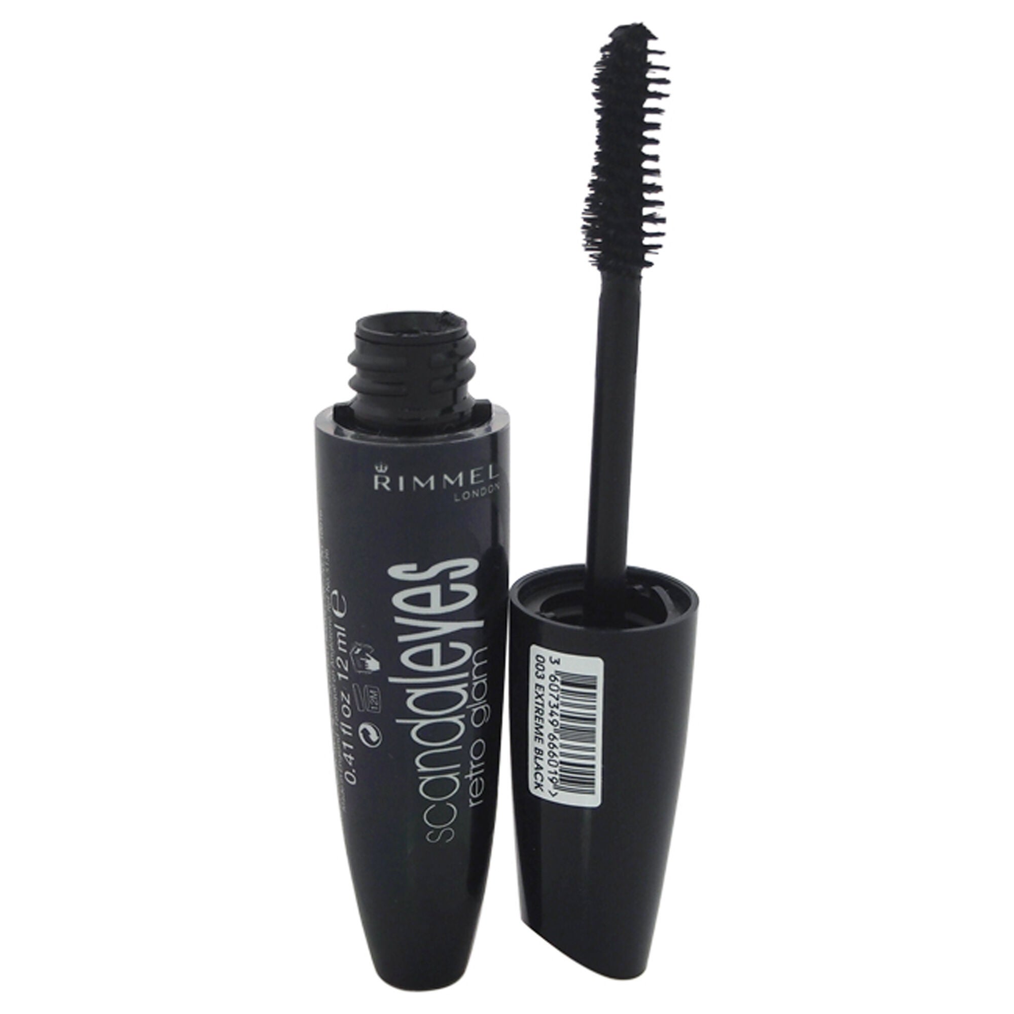 Scandaleyes Retro Glam Mascara - 003 Extreme Black by Rimmel London for Women - 0.4 oz Mascara, See Description, hi-res image number 0