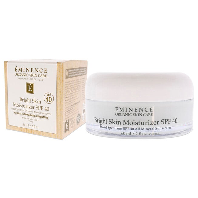 Bright Skin Moisturizer SPF 40 by Eminence for Unisex - 2 oz Sunscreen, NA, alternate image number null
