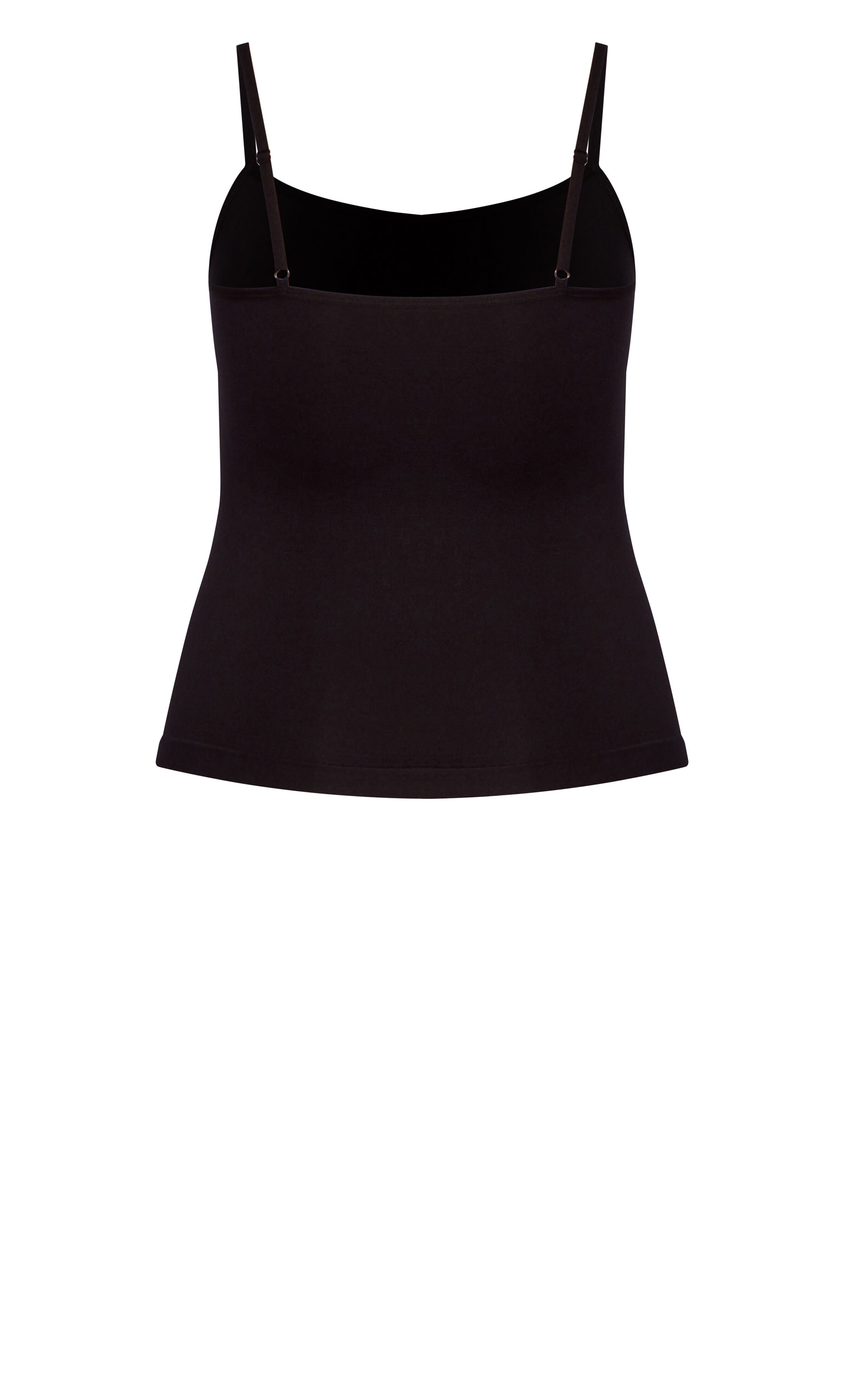 Strappy Seamless Cami - black, , alternate image number 3