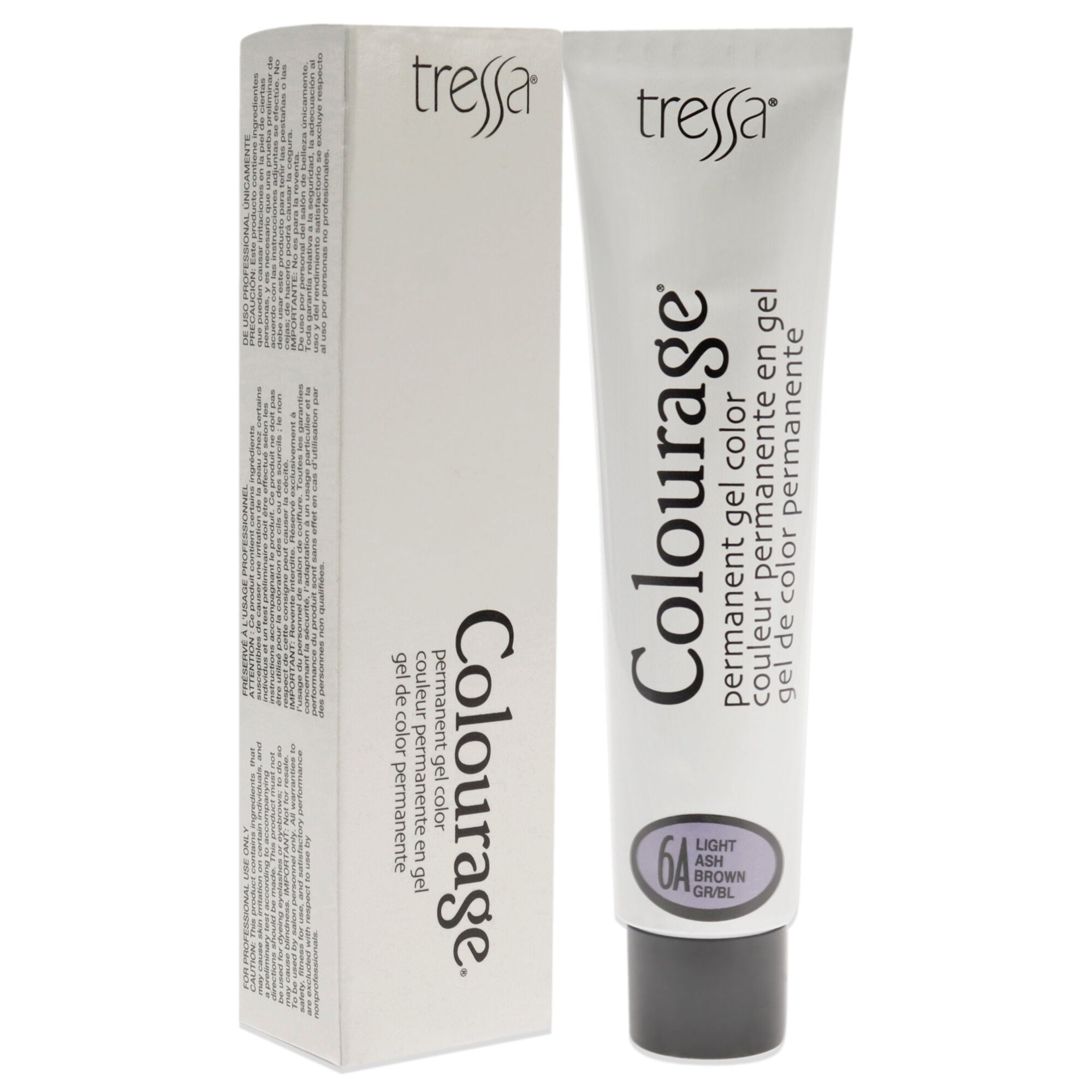 Colourage Permanent Gel Color - 6A Light Ash Brown by Tressa for Unisex - 2 oz Hair Color, See Description, alternate image number 1