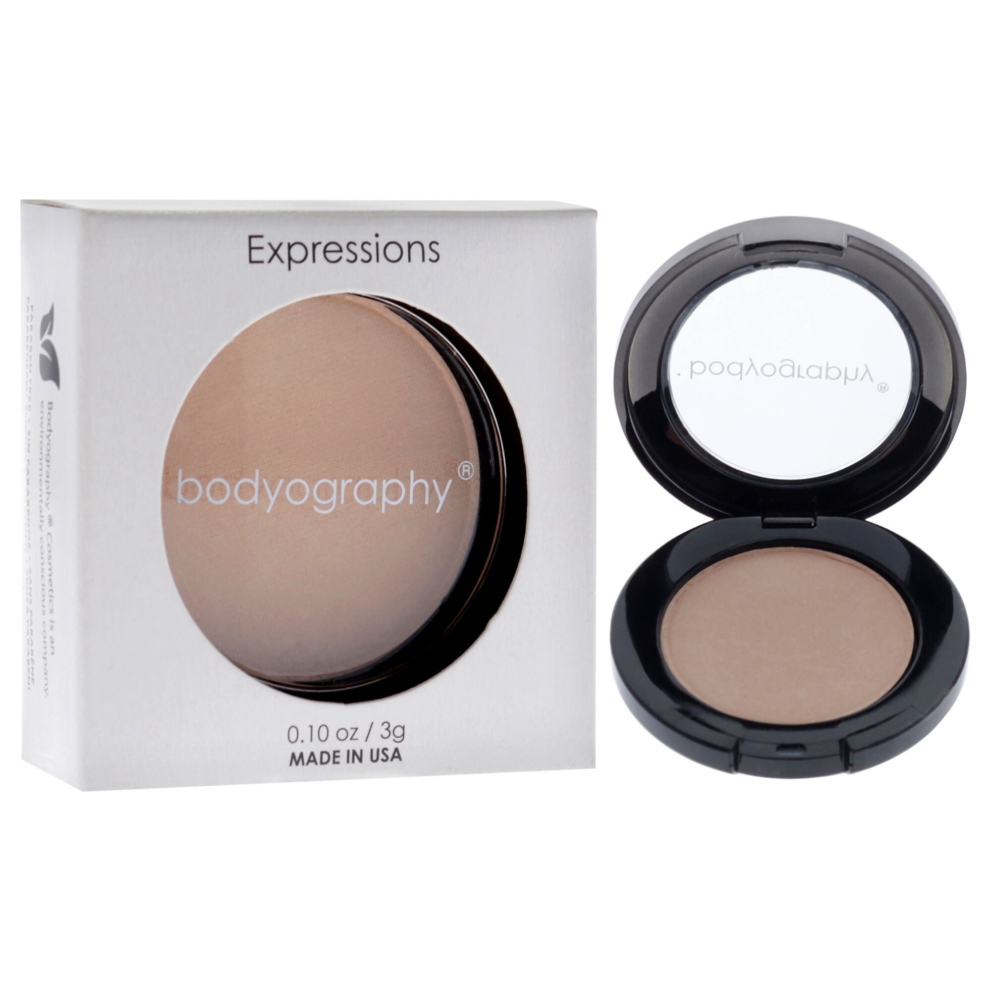 Expression Eyeshadow Satin - Cream Sicle Peach by Bodyography for Women - 0.10 oz Eye Shadow, See Description, alternate image number 2