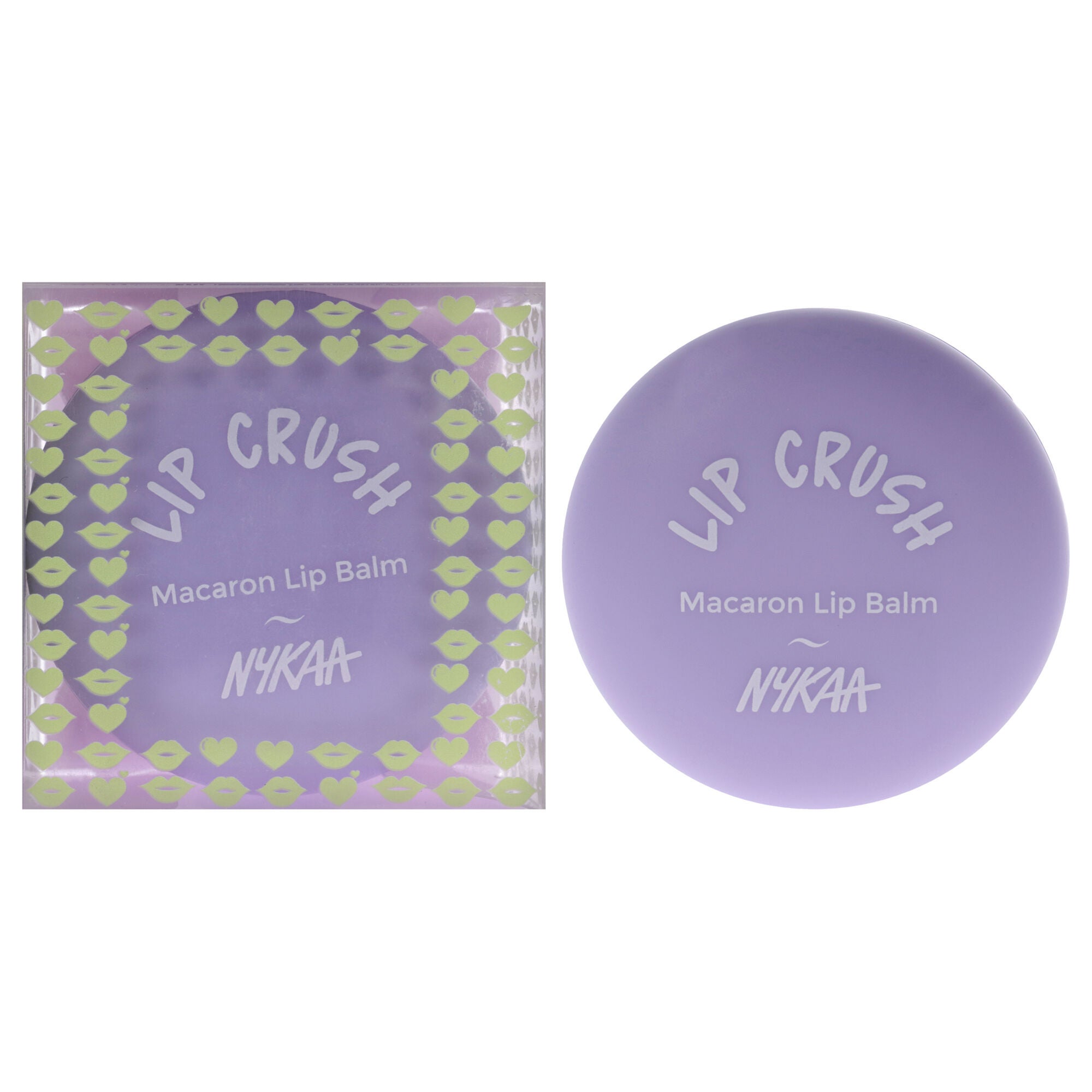 Lip Crush Macaron Lip Balm - 01 Blueberry by Nykaa Cosmetics for Women - 0.28 oz Lip Balm, See Description, hi-res image number 0