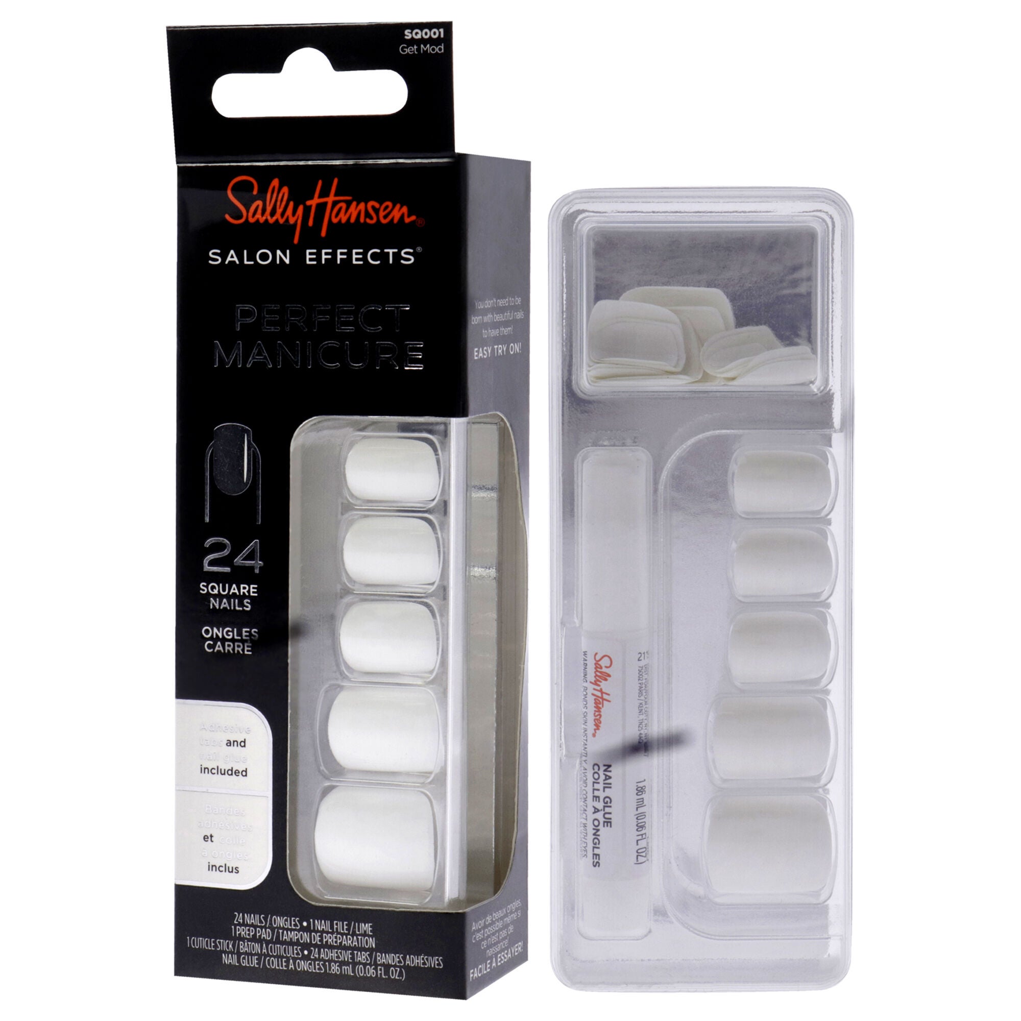 Perfect Manicure - Get Mod by Sally Hansen for Women - 26 Pc 24 Nail, Nail File, Pre Pad, See Description, alternate image number 3