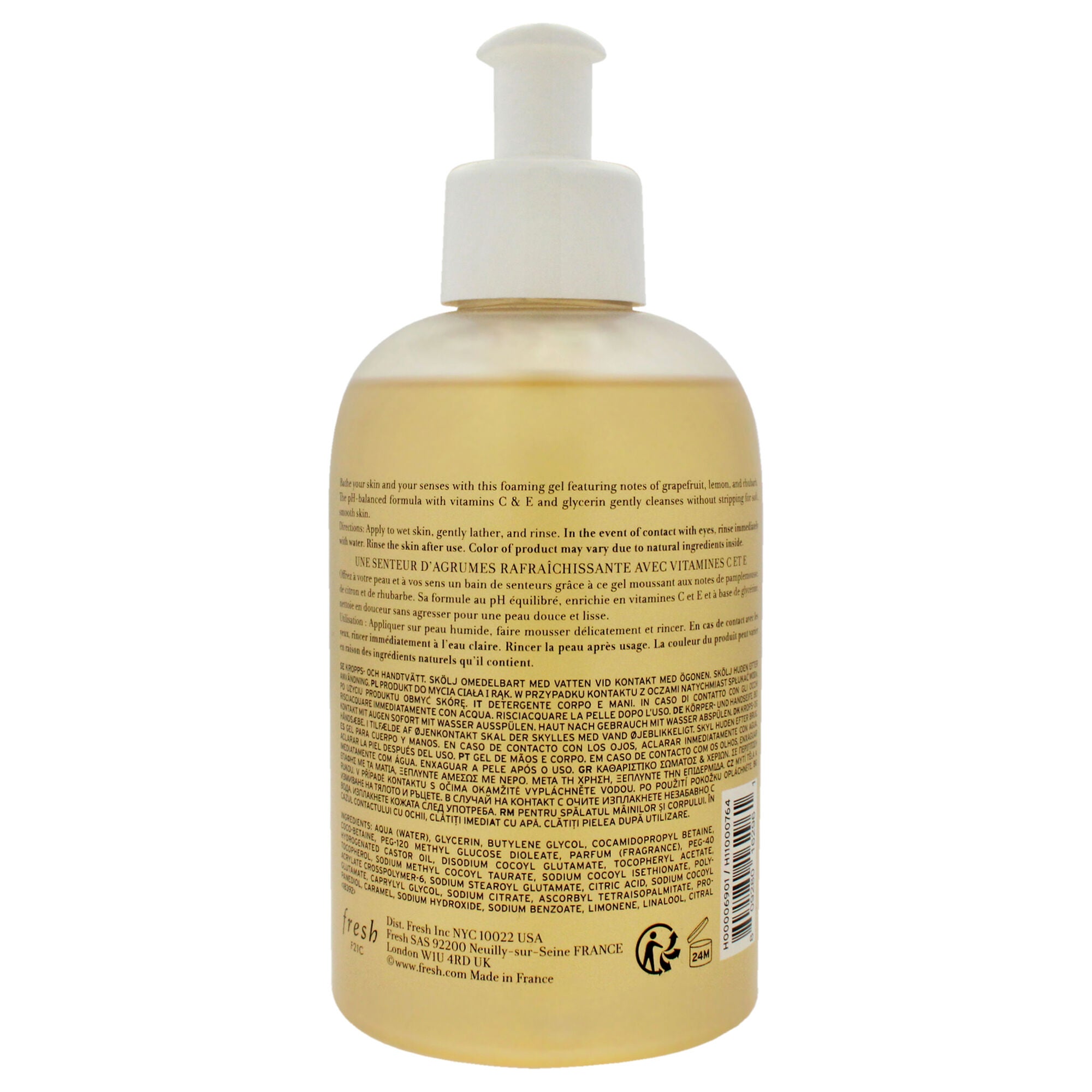 Hesperides Grapefruit Body and Hand Wash by Fresh for Women - 10 oz Body Wash, See Description, alternate image number 2