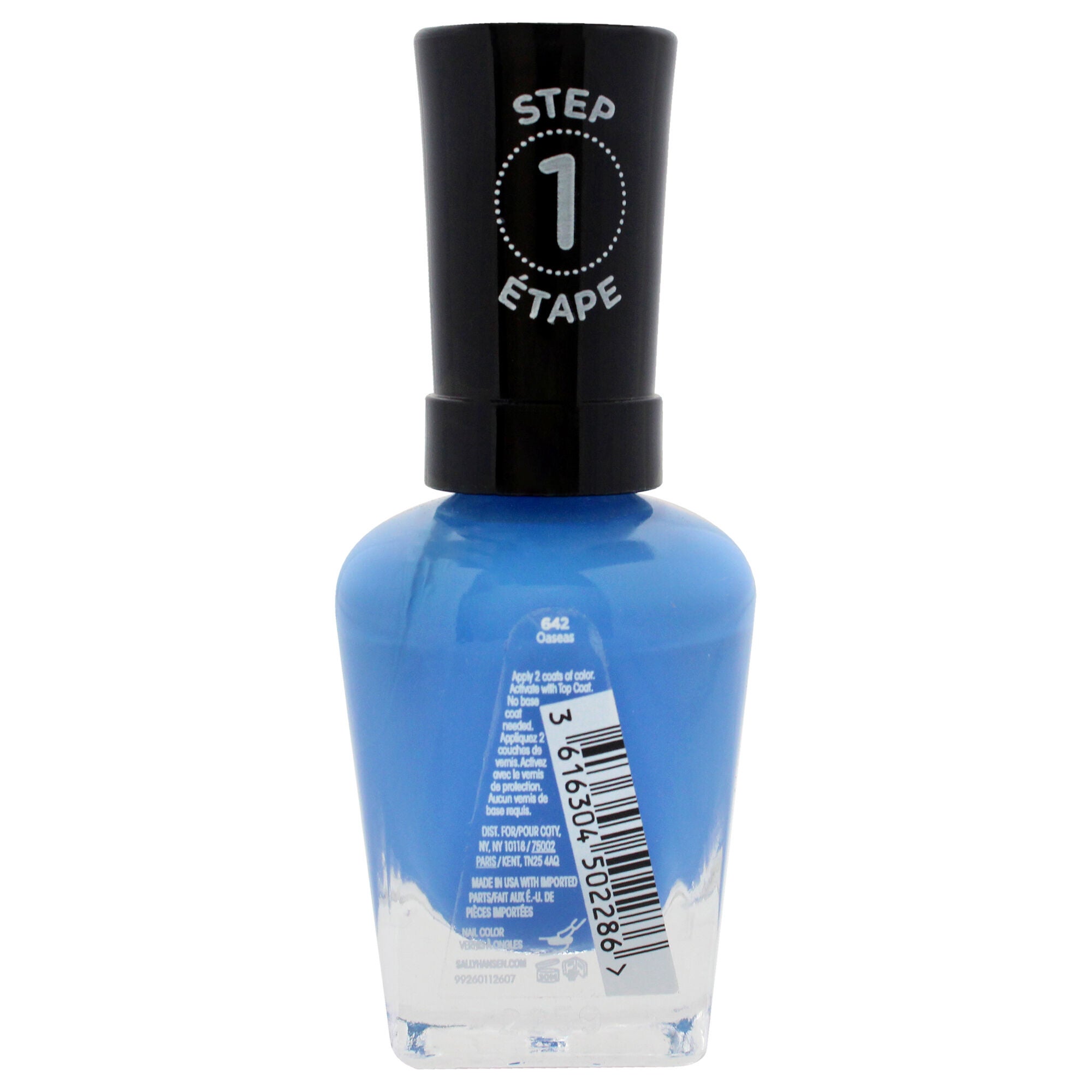 Miracle Gel - 642 Oaseas by Sally Hansen for Women - 0.5 oz Nail Polish, See Description, alternate image number 2