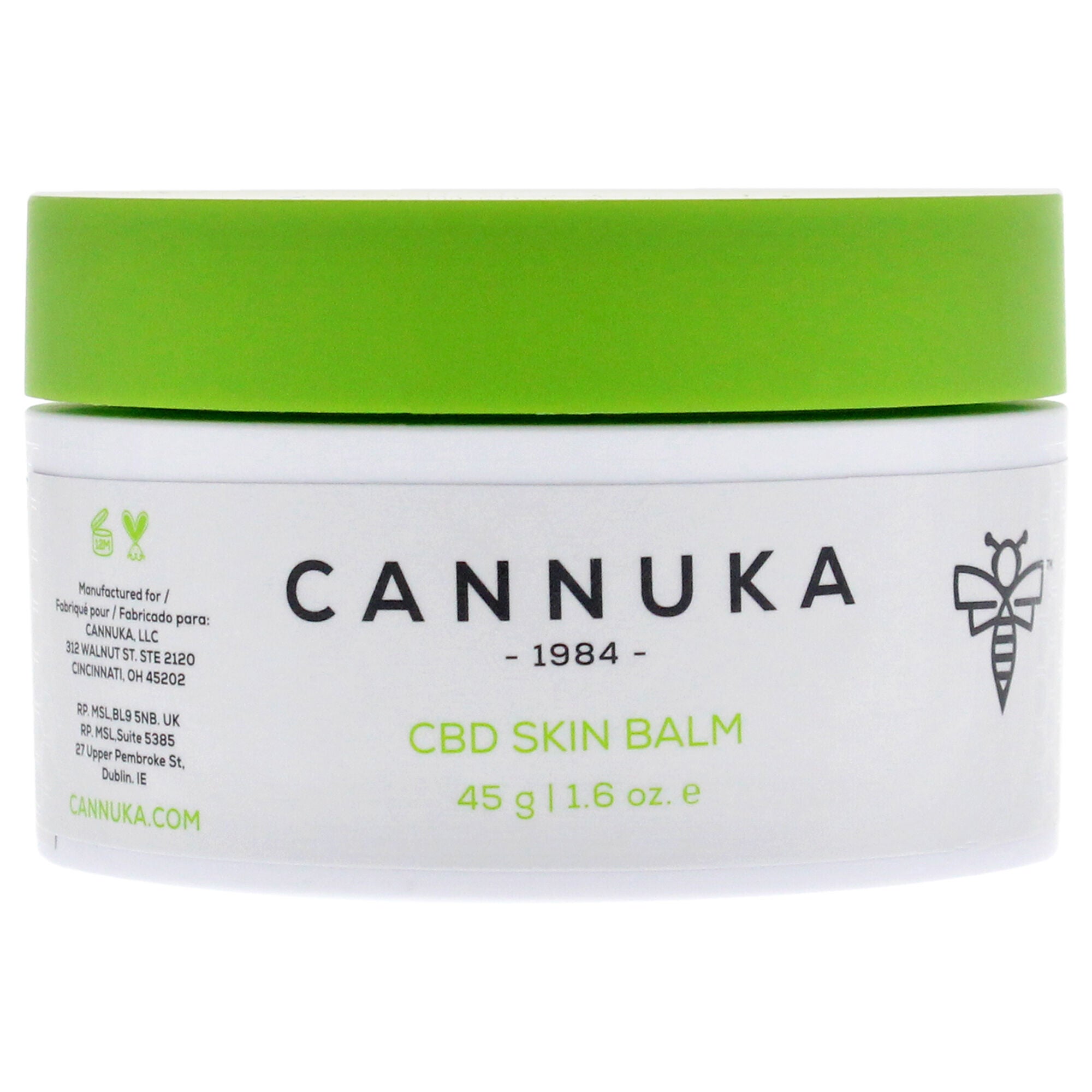 CBD Skin Balm by Cannuka for Unisex - 1.6 oz Balm, White, alternate image number 4