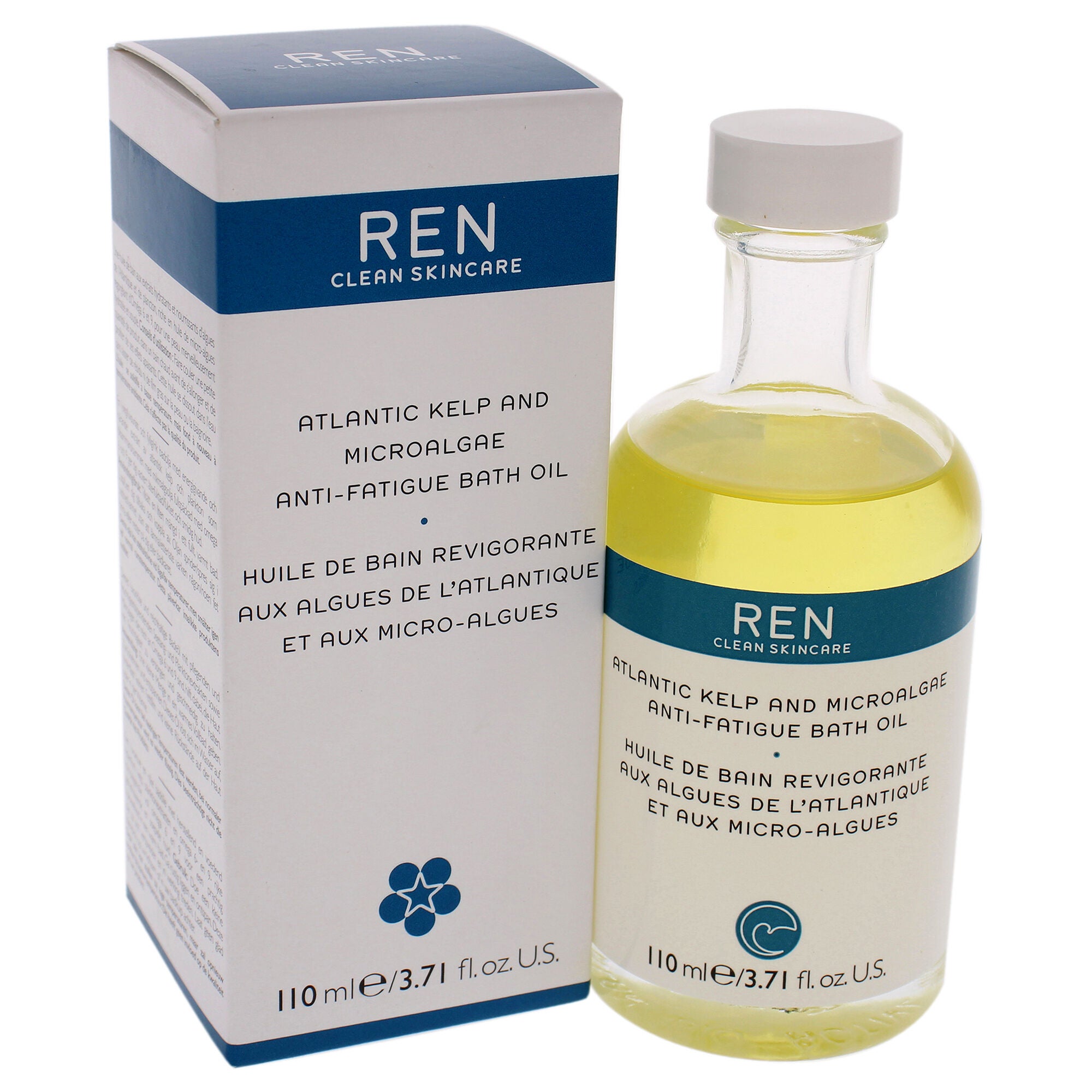Atlantic Kelp and Microalgae Anti-Fatigue Bath Oil by REN for Unisex - 3.7 oz Oil, See Description, alternate image number 3