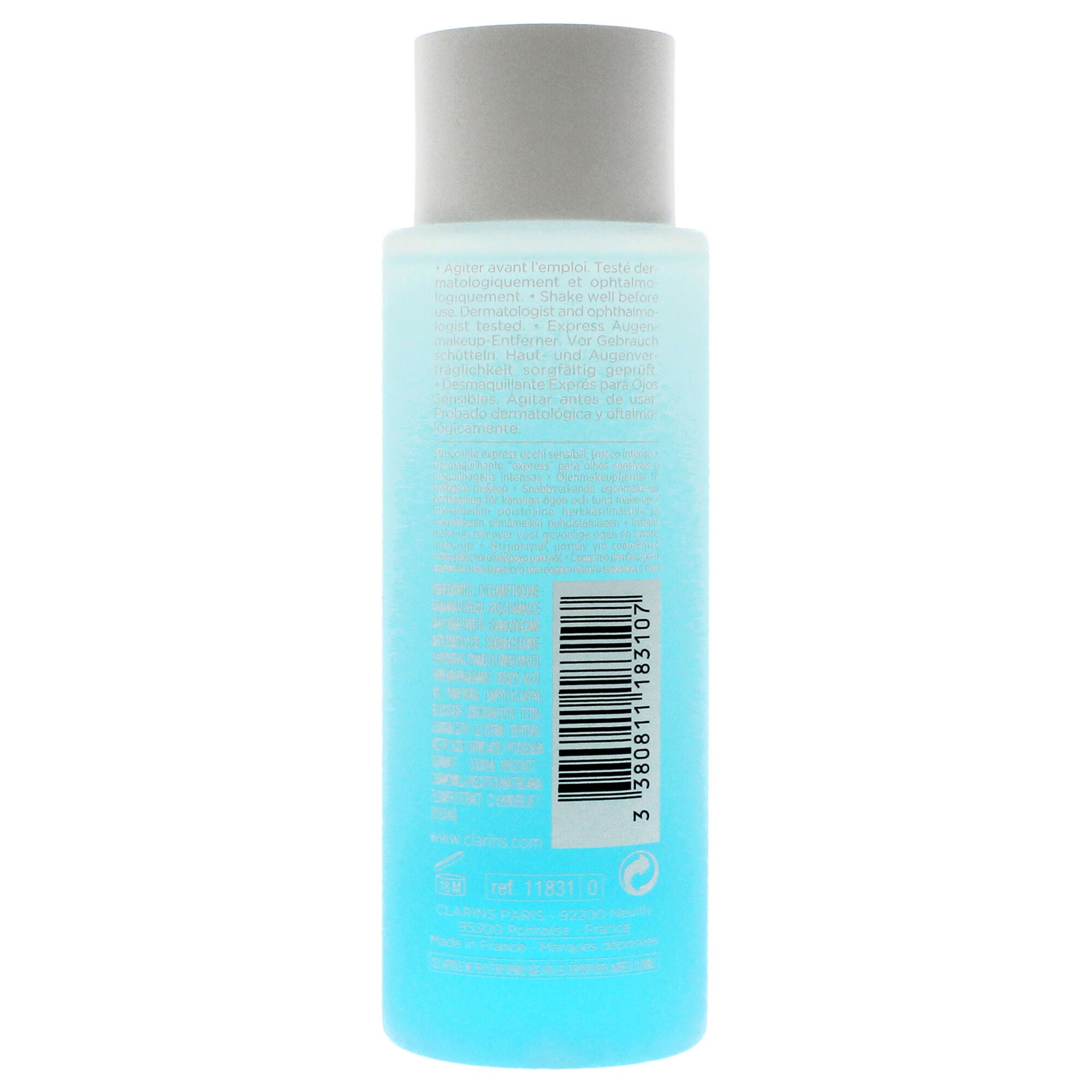 Instant Eye Makeup Remover by Clarins for Unisex - 4.2 oz Makeup Remover, See Description, alternate image number 1