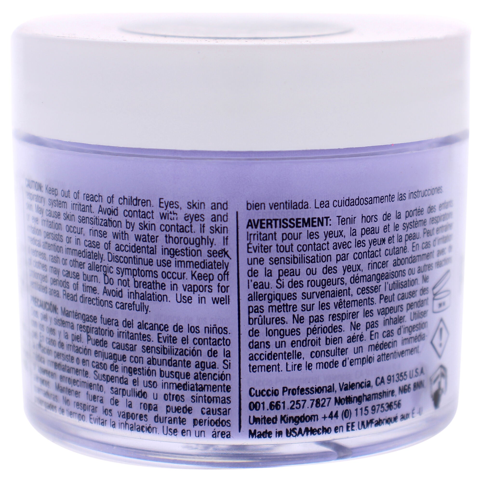 Pro Powder Polish Nail Colour Dip System - Pastel Purple by Cuccio Colour for Women - 1.6 oz Nail Powder, See Description, alternate image number 2