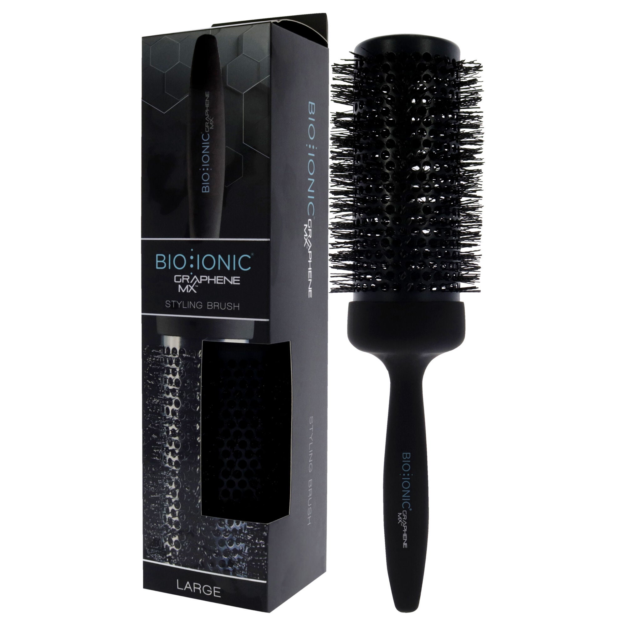 GrapheneMX Thermal Styling Brush - Large by Bio Ionic for Women - 1 Pc Hair Brush, , alternate image number 7