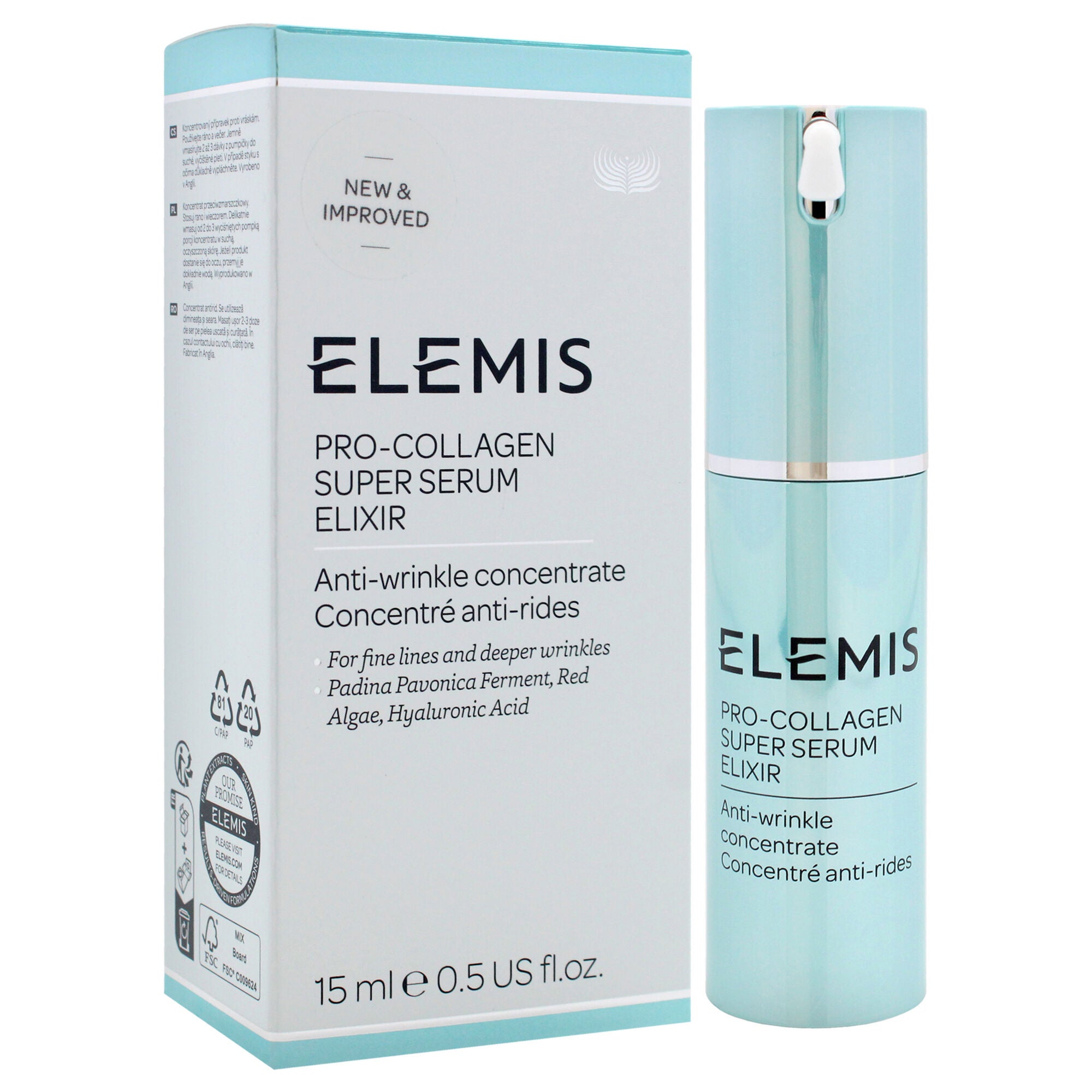 Pro Collagen Super Serum Elixir by Elemis for Women - 0.5 oz Serum, See Description, alternate image number 2