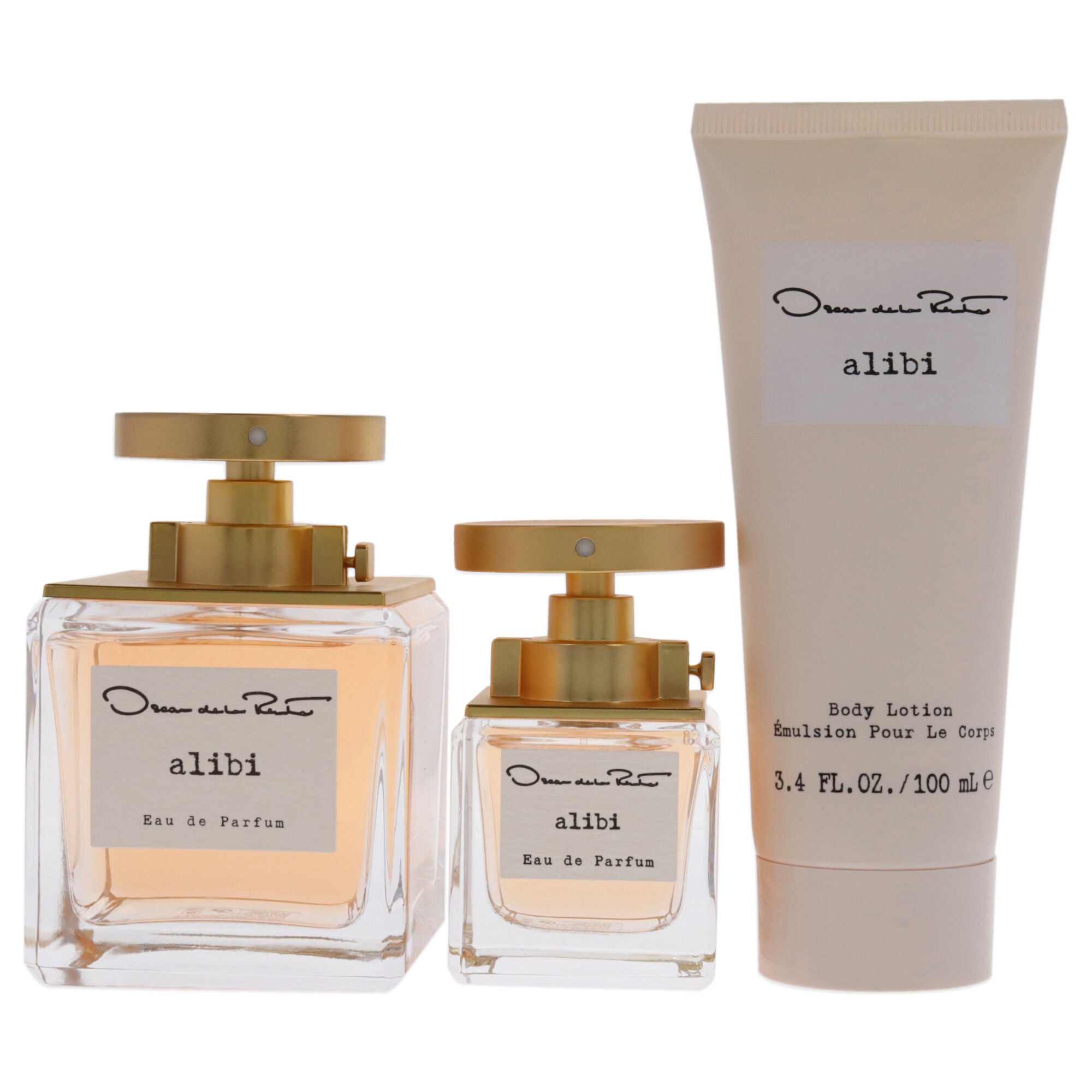 Alibi by Oscar De La Renta for Women - 3 Pc Gift Set 3.4oz EDP Spray, 1.0oz EDP Spray 3.4oz Body Lotion, , alternate image number 4