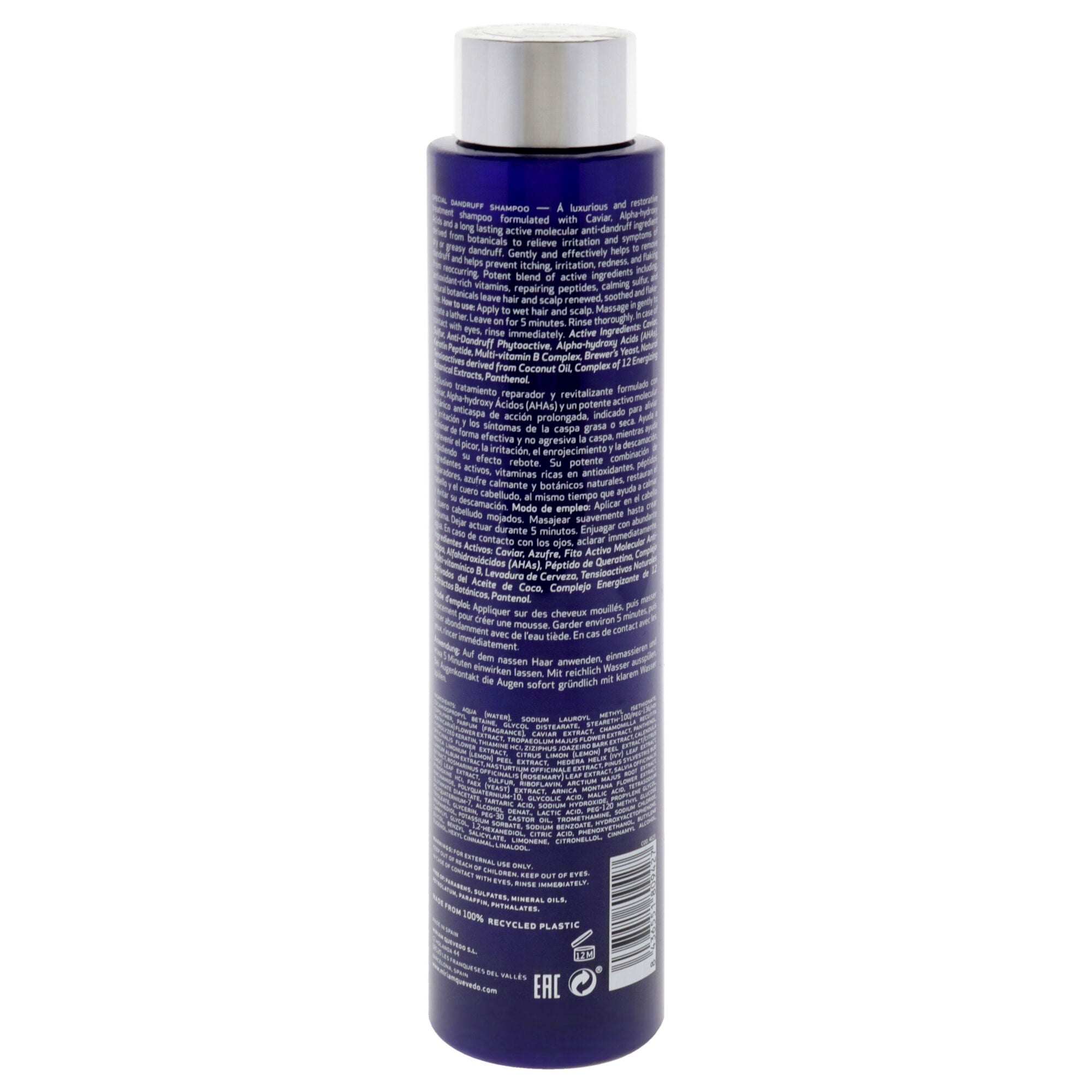 Extreme Caviar Special Dandruff Shampoo by Miriam Quevedo for Unisex - 8.5 oz Shampoo, See Description, alternate image number 1