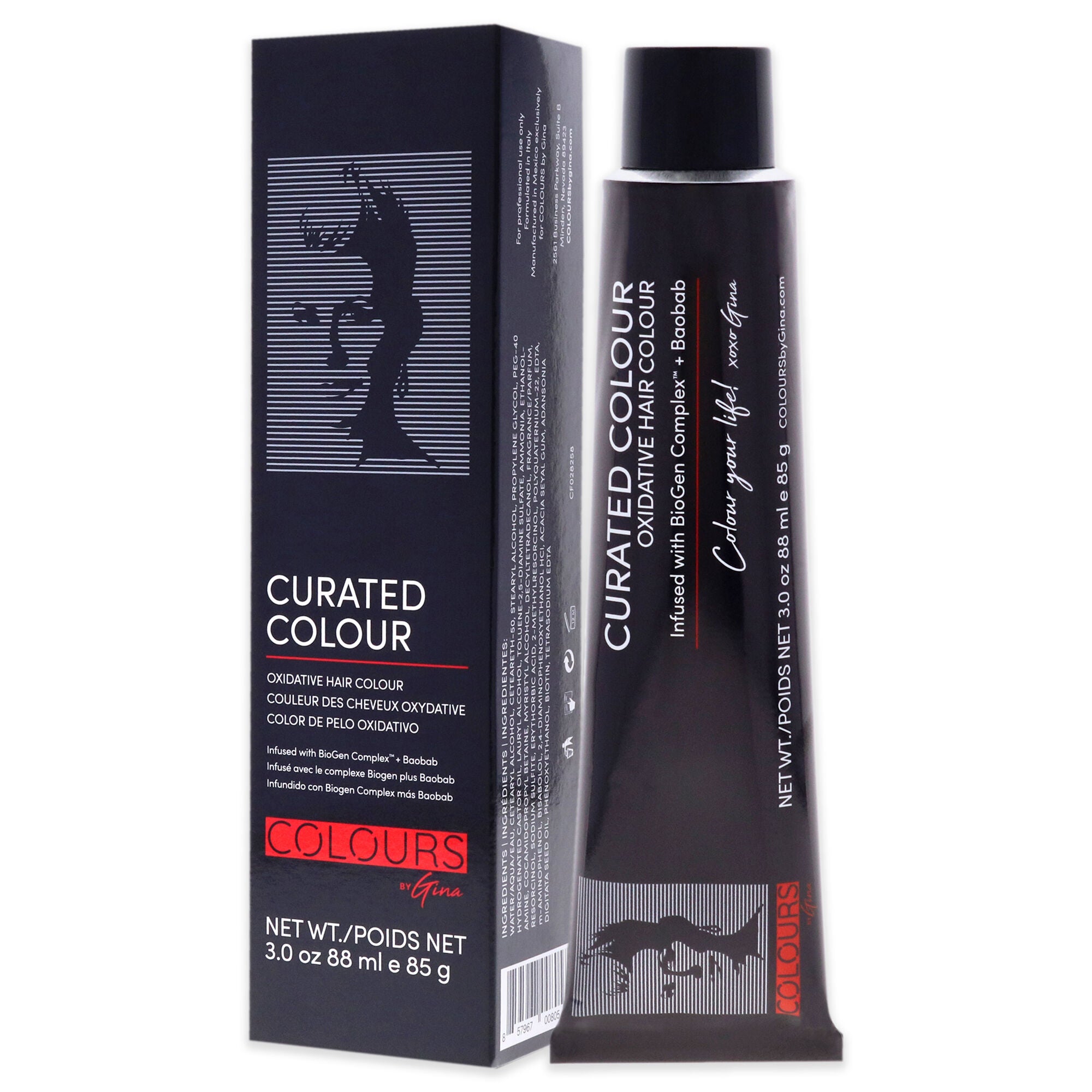 Curated Colour - 5.0-5N Light Natural Brown by Colours By Gina for Unisex - 3 oz Hair Color, See Description, alternate image number 3