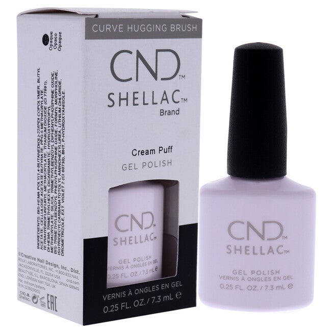 Shellac Nail Color - Cream Puff by CND for Women - 0.25 oz Nail Polish, , alternate image number null