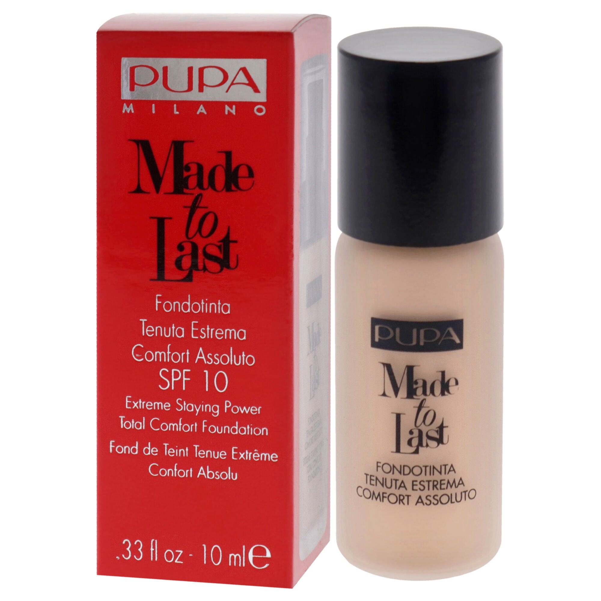 Made to Last Extreme Staying Power Foundation SPF 10 - 030 Porcelain by Pupa Milano for Women - 0.33 oz Foundation, See Description, alternate image number 3