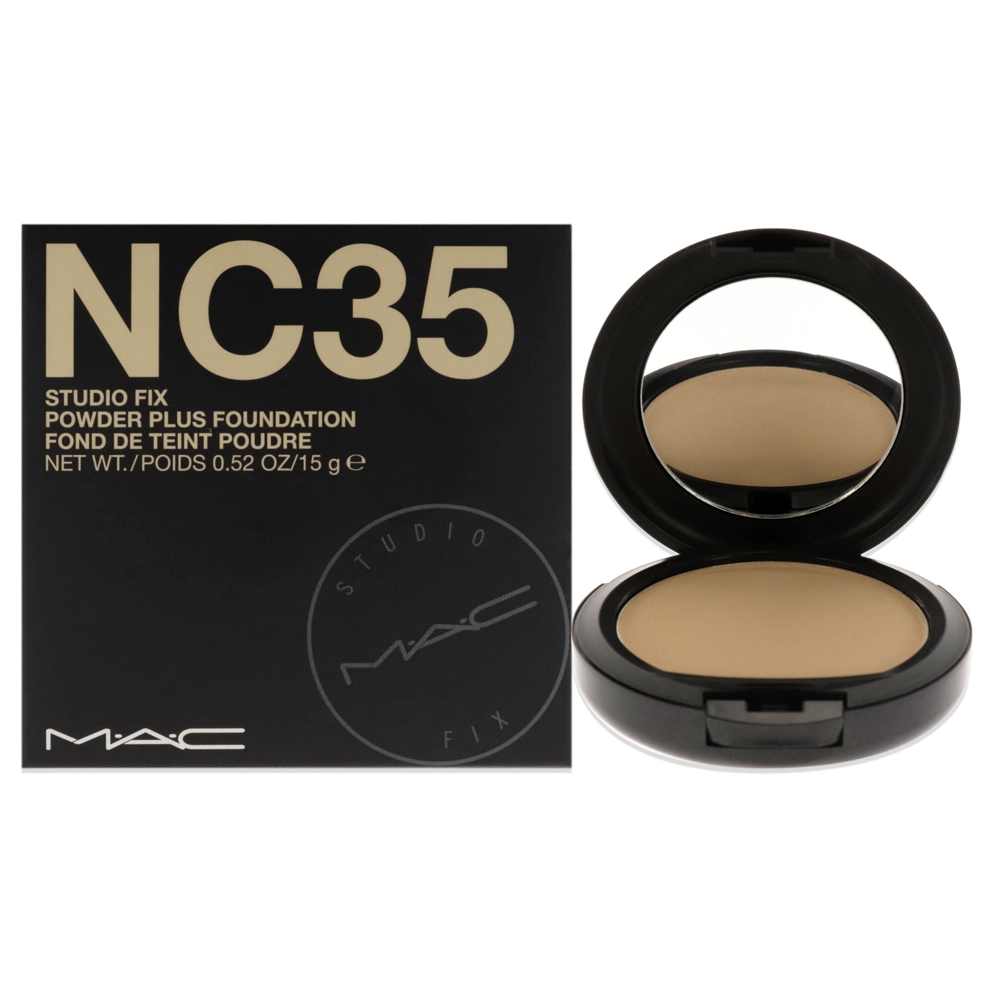 Studio Fix Powder Plus Foundation - NC35 by MAC for Women - 0.52 oz Foundation, , alternate image number 5