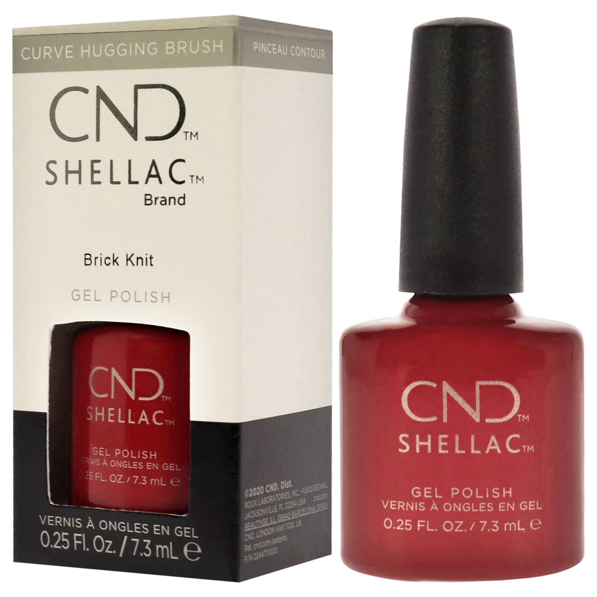 Shellac Nail Color - Brick Knit by CND for Women - 0.25 oz Nail Polish, , alternate image number 7