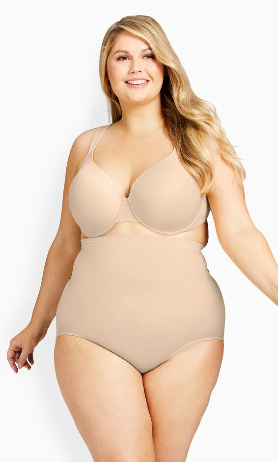 Hi Waist Shaper Brief - beige, Beige, hi-res image number null