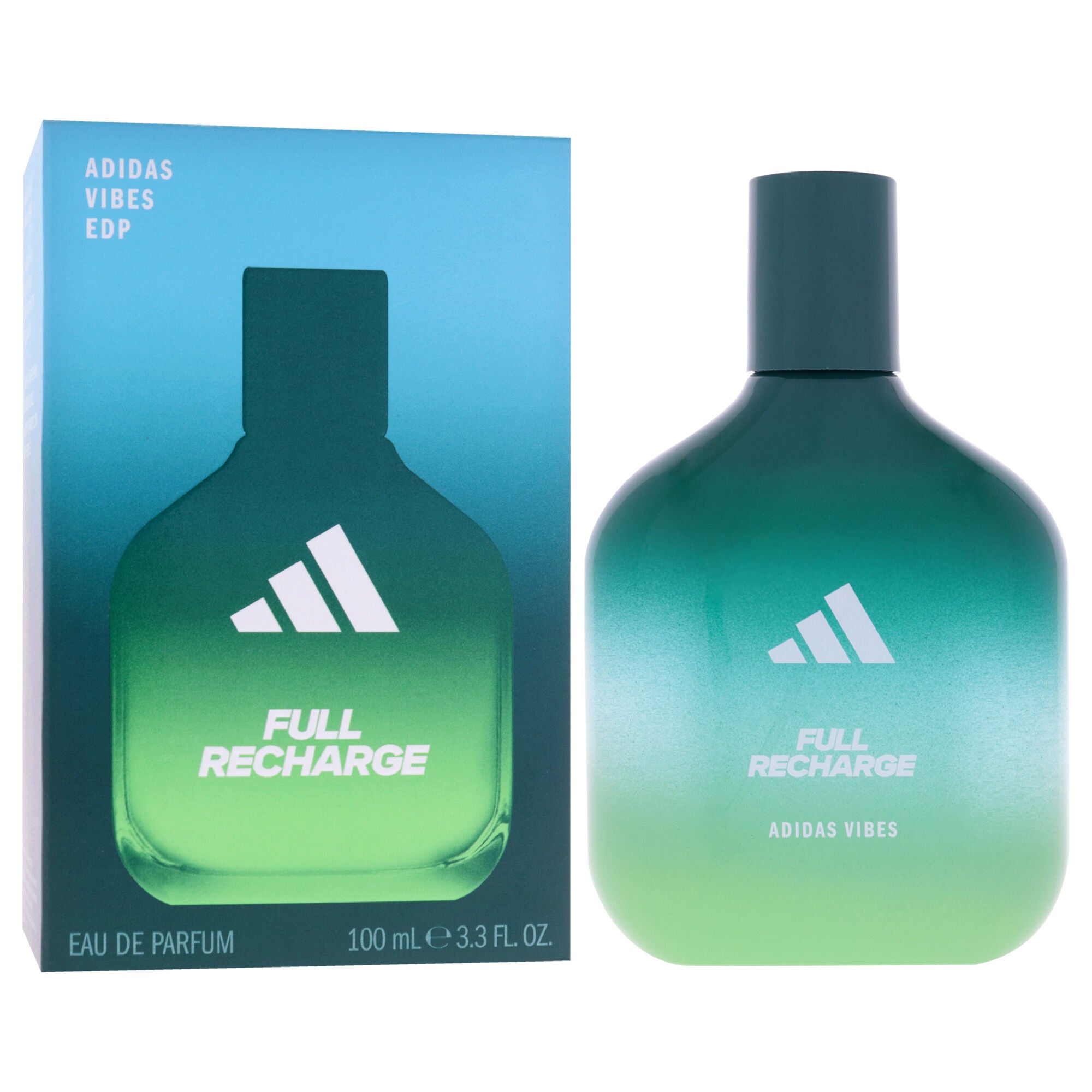 Adidas Vibes - Full Recharge by Adidas for Unisex - 3.3 oz EDP Spray, Clear, alternate image number 2