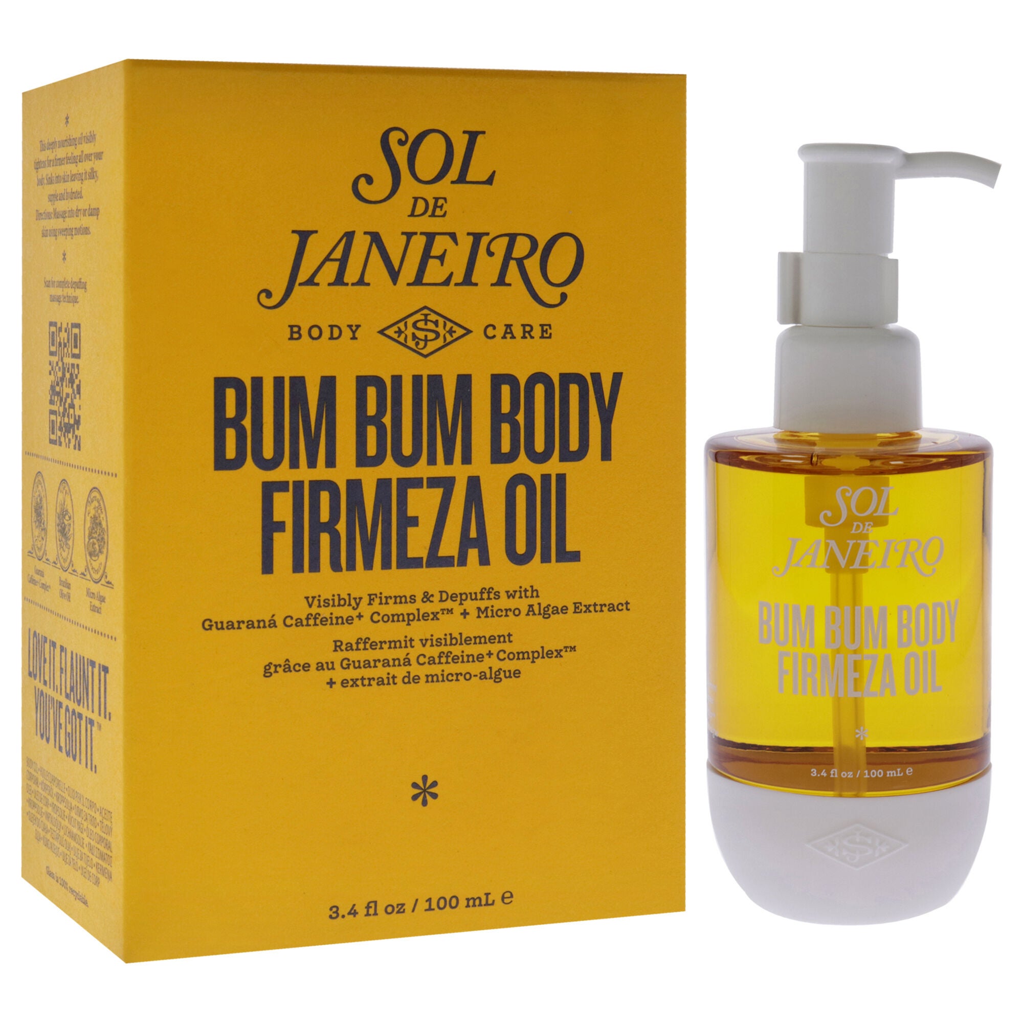 Bum Bum Firmeza Body Oil by Sol de Janeiro for Unisex - 3.4 oz Oil, , alternate image number 2