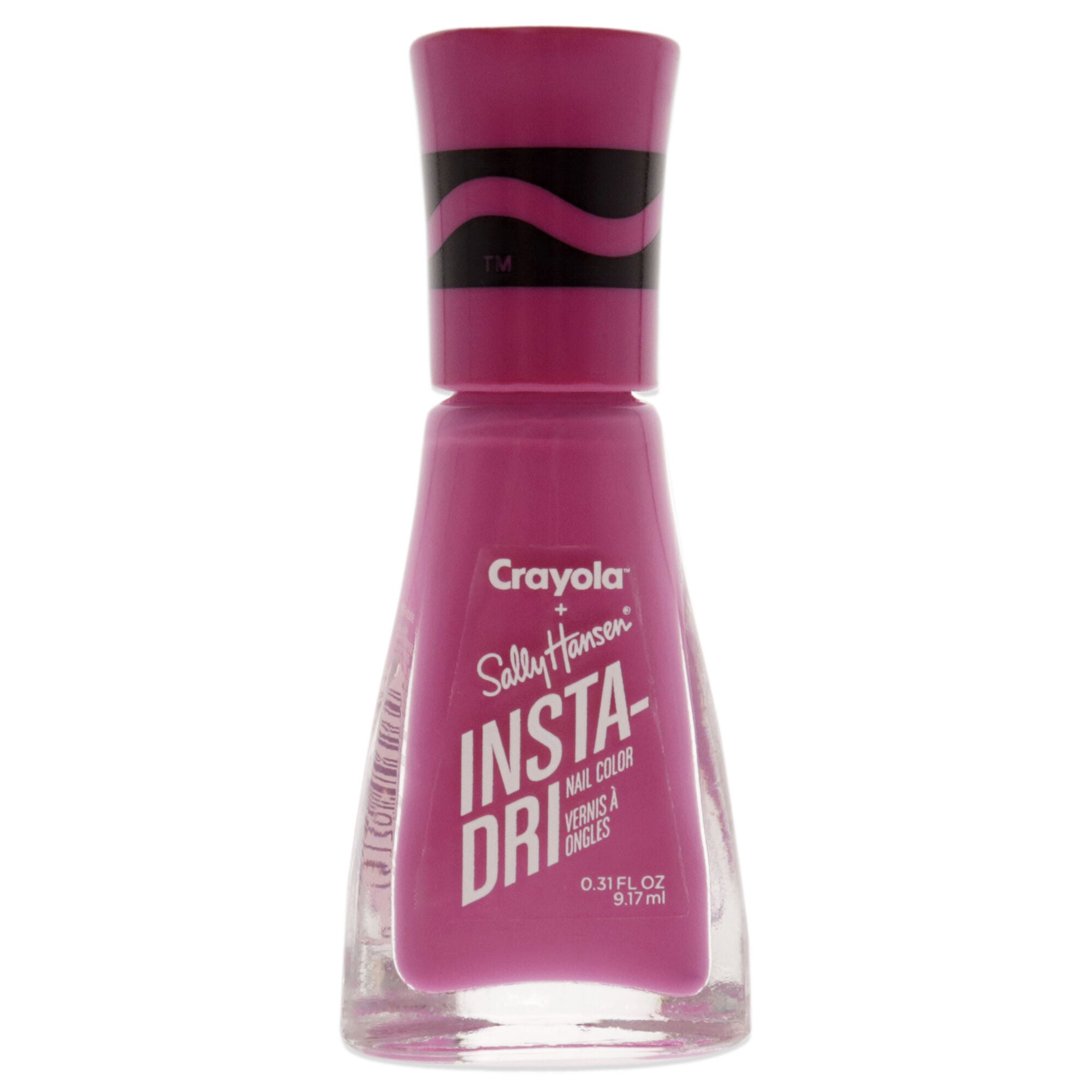 Insta-Dri Crayola Nail Color - 523 Razzle Dazzle Rose by Sally Hansen for Women - 0.31 oz Nail Polish, , alternate image number 3