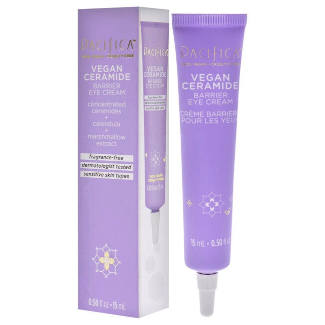 Vegan Ceramide Eye Cream by Pacifica for Women - 0.5 oz Cream, , alternate image number null