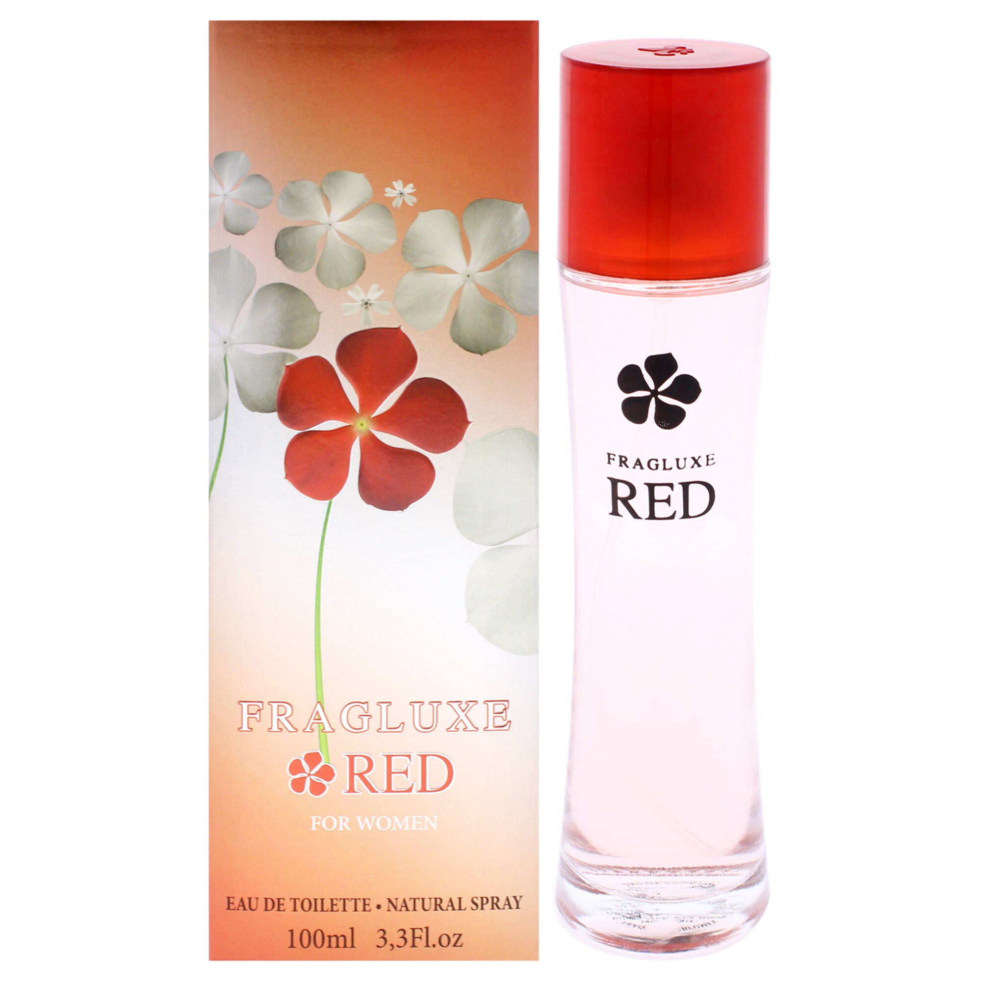 Red by Fragluxe for Women - 3.3 oz EDT Spray, Clear, hi-res image number 0