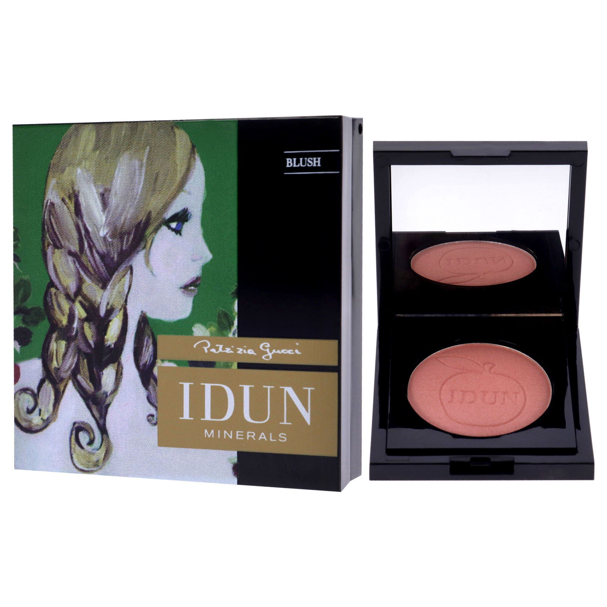 Pressed Mineral Blush - 011 Smultron by Idun Minerals for Women - 0.18 oz Blush, See Description, alternate image number 2