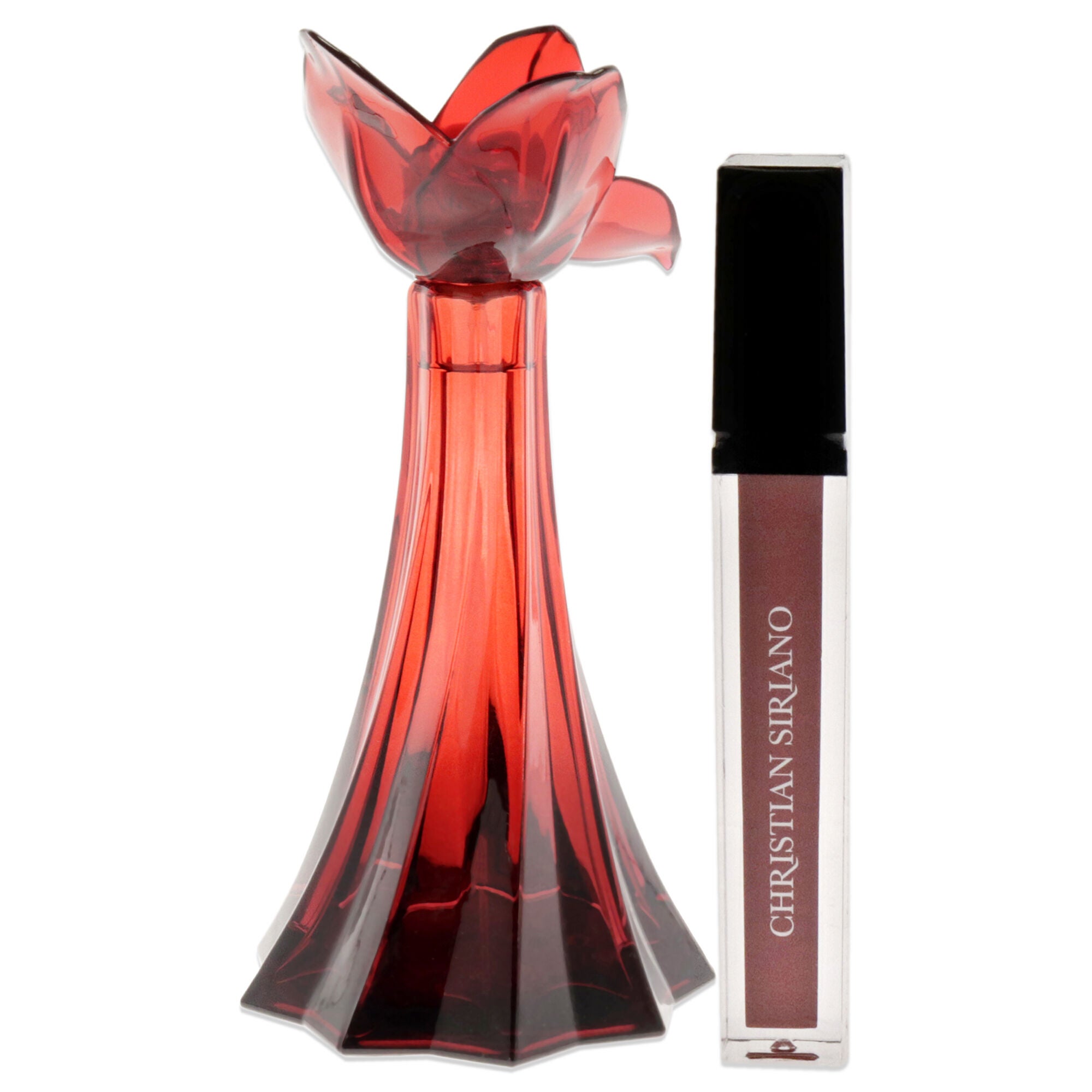 Ooh La Rouge by Christian Siriano for Women - 2 Pc Gift Set 3.4 oz EDP Spray, 0.21oz Red Lip Gloss, Clear, alternate image number 1