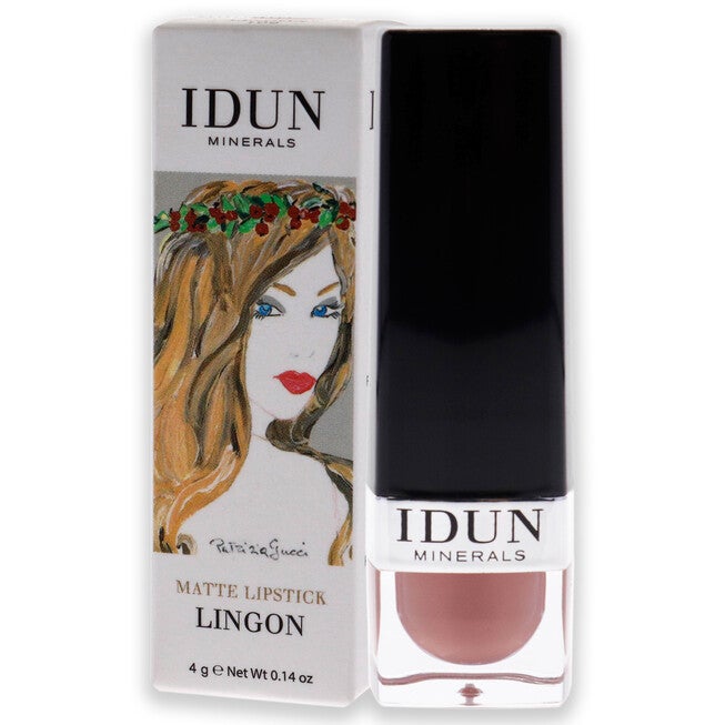Matte Lipstick - 109 Lingon by Idun Minerals for Women - 0.14 oz Lipstick, See Description, alternate image number 2