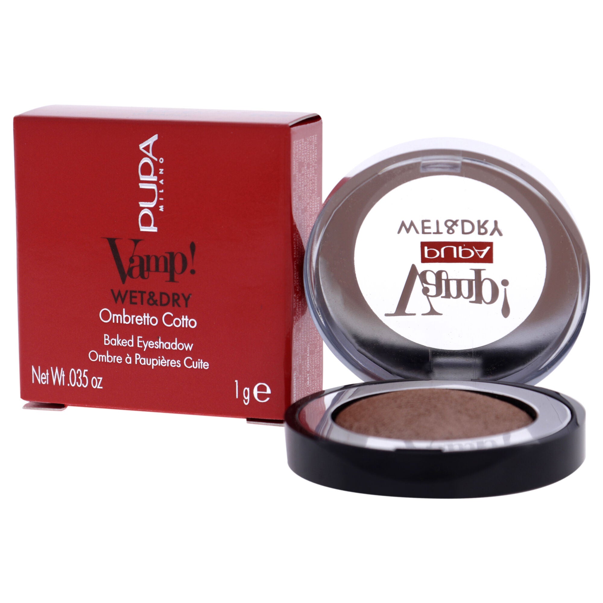 Vamp! Wet and Dry Baked Eyeshadow - 103 Rose Gold by Pupa Milano for Women - 0.035 oz Eye Shadow, See Description, alternate image number 3