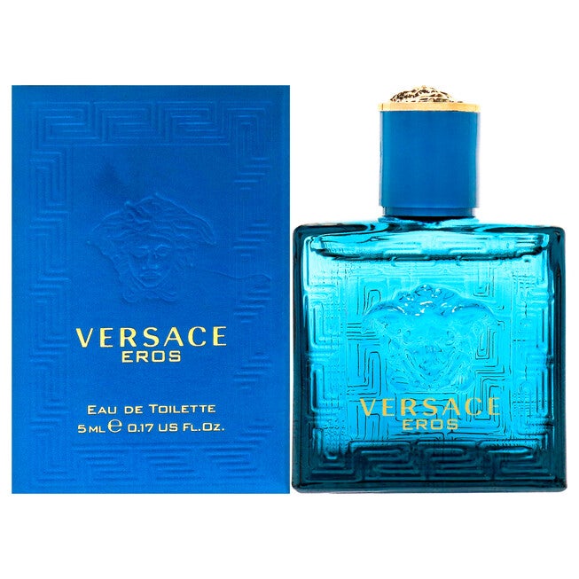 Versace Eros by Versace for Men - 0.17 oz EDT Splash (Mini), NA, hi-res image number null