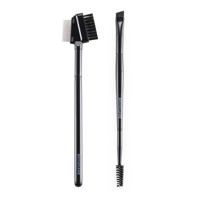 Brow Brush Kit by Browgame for Women - 3 Pc Set, See Description, hi-res image number 0