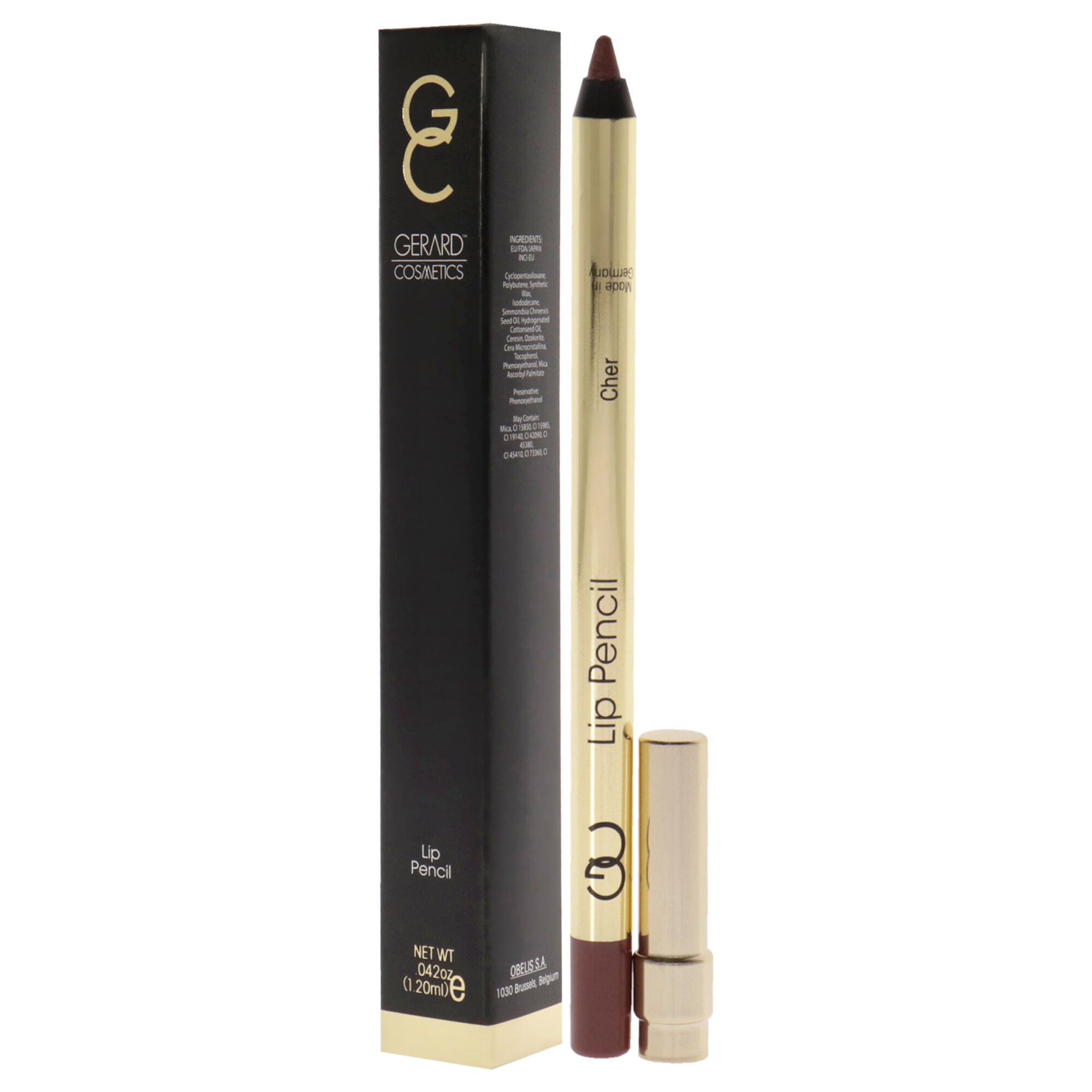 Lip Pencil - Cher by Gerard Cosmetic for Women - 0.04 oz Lip Pencil, See Description, alternate image number 3