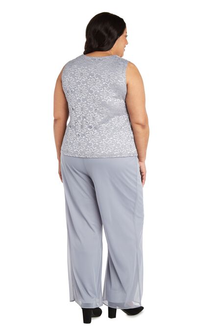 Three-Piece Pearl Detail Pant Set, , alternate image number null