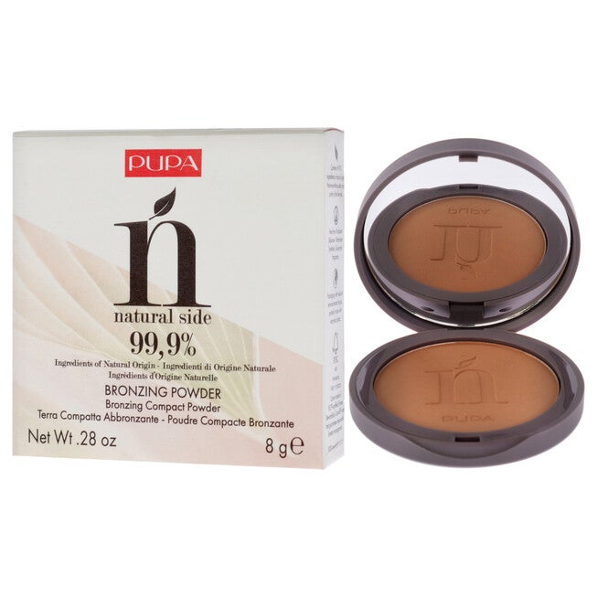 Natural Side Bronzing Powder - 002 Natural Bronze by Pupa Milano for Women - 0.28 oz Powder, NA, alternate image number null