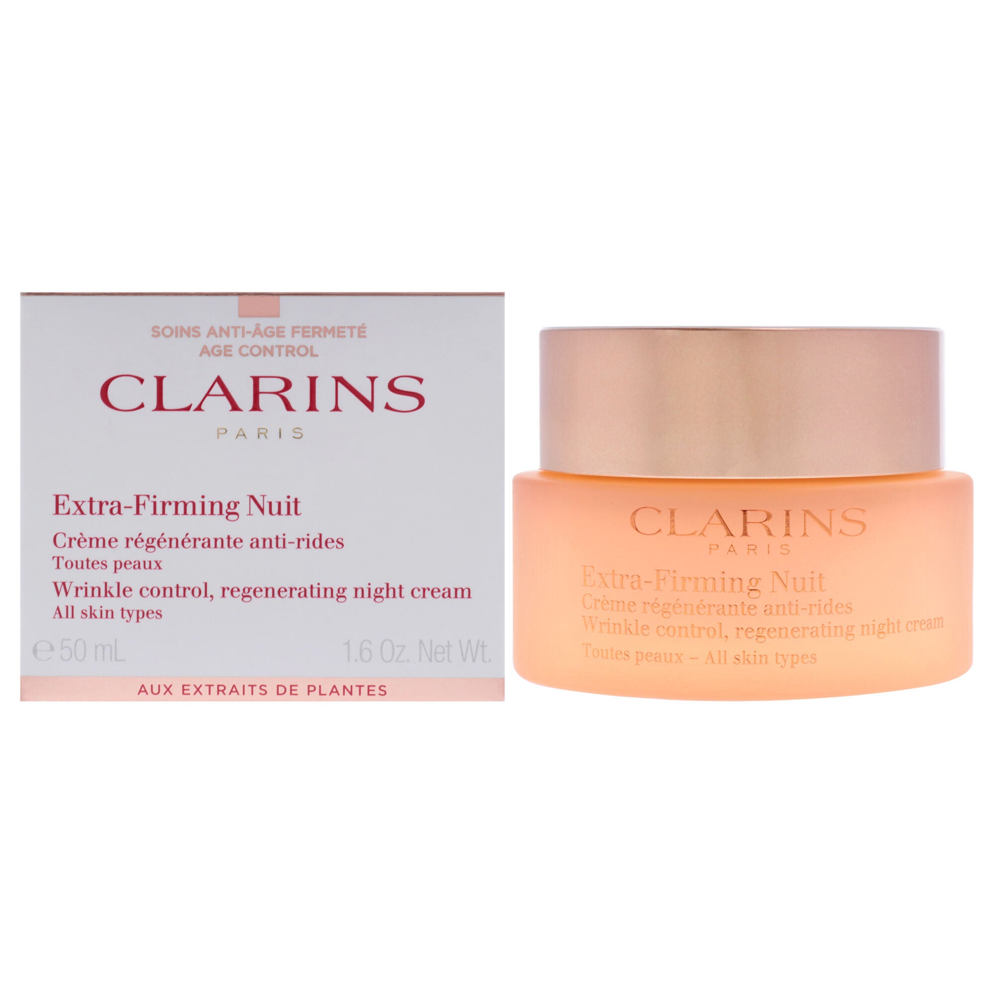 Extra Firming Night Cream - all Skin Types by Clarins for Unisex - 1.7 oz Cream, See Description, hi-res image number 0