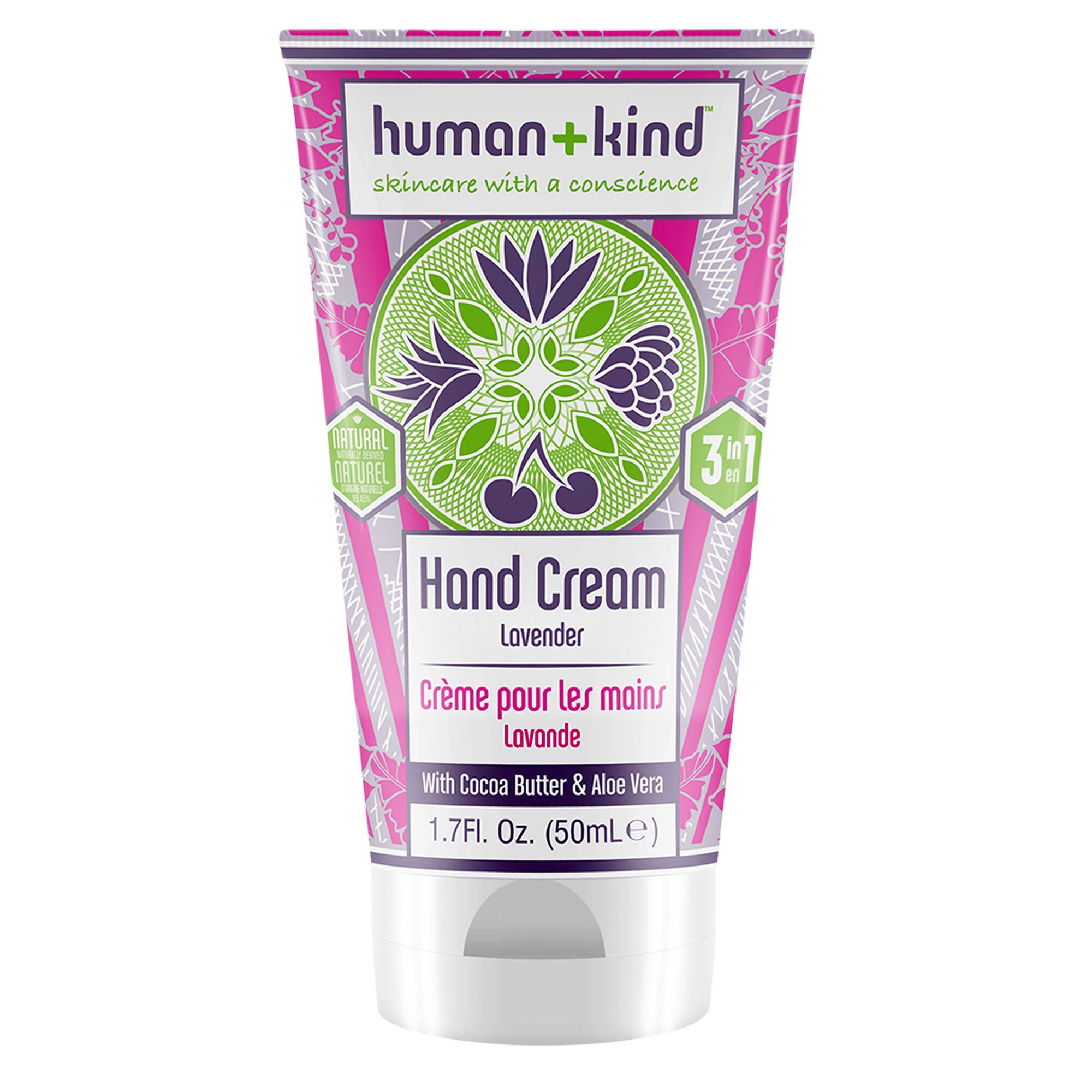 Hand Cream - Lavender by Human+Kind for Unisex - 1.7 oz Cream, See Description, hi-res image number 0