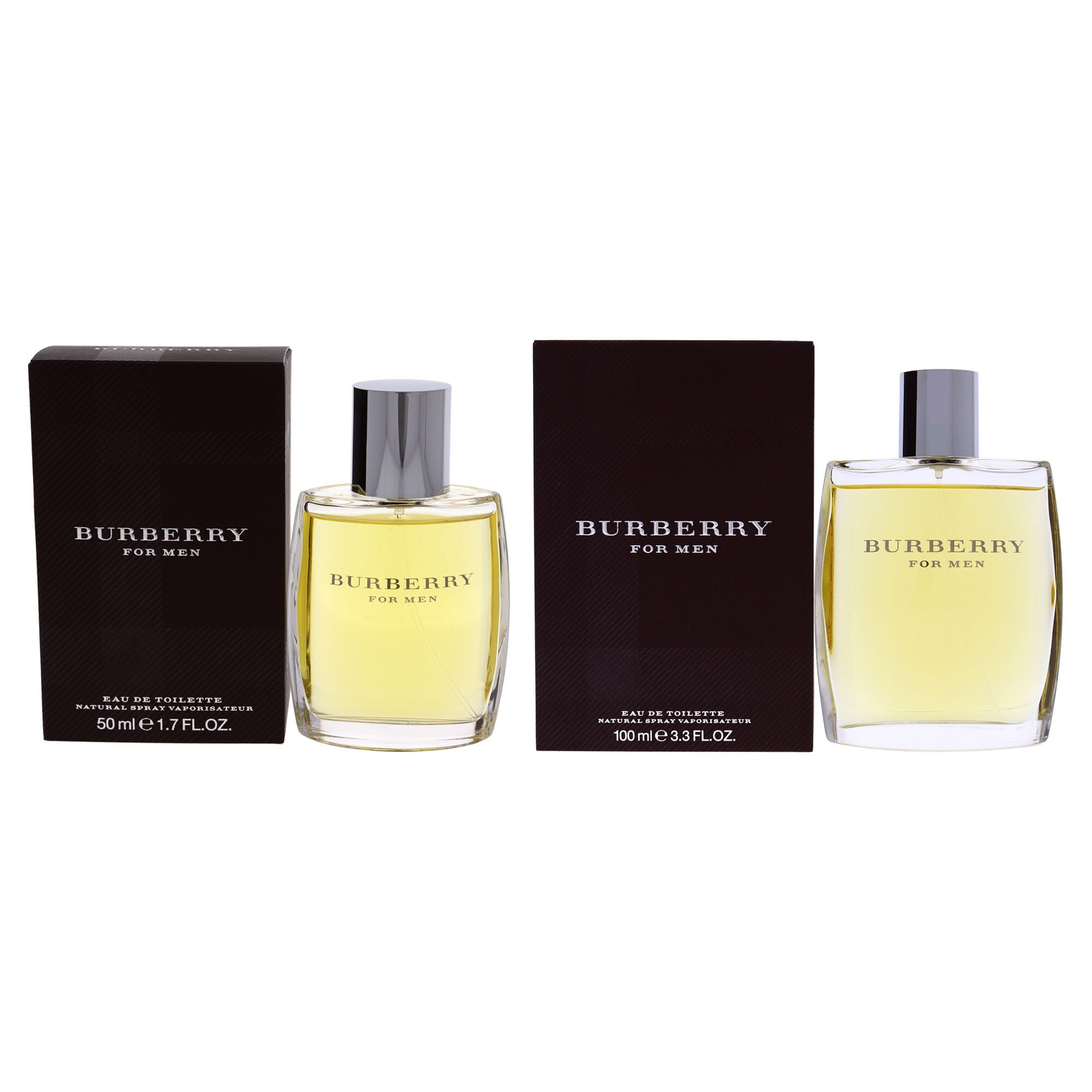 Burberry Kit by Burberry for Men - 2 Pc Kit 3.3 oz EDT Spray, 1.7 oz EDT Spray, Clear, hi-res image number 0