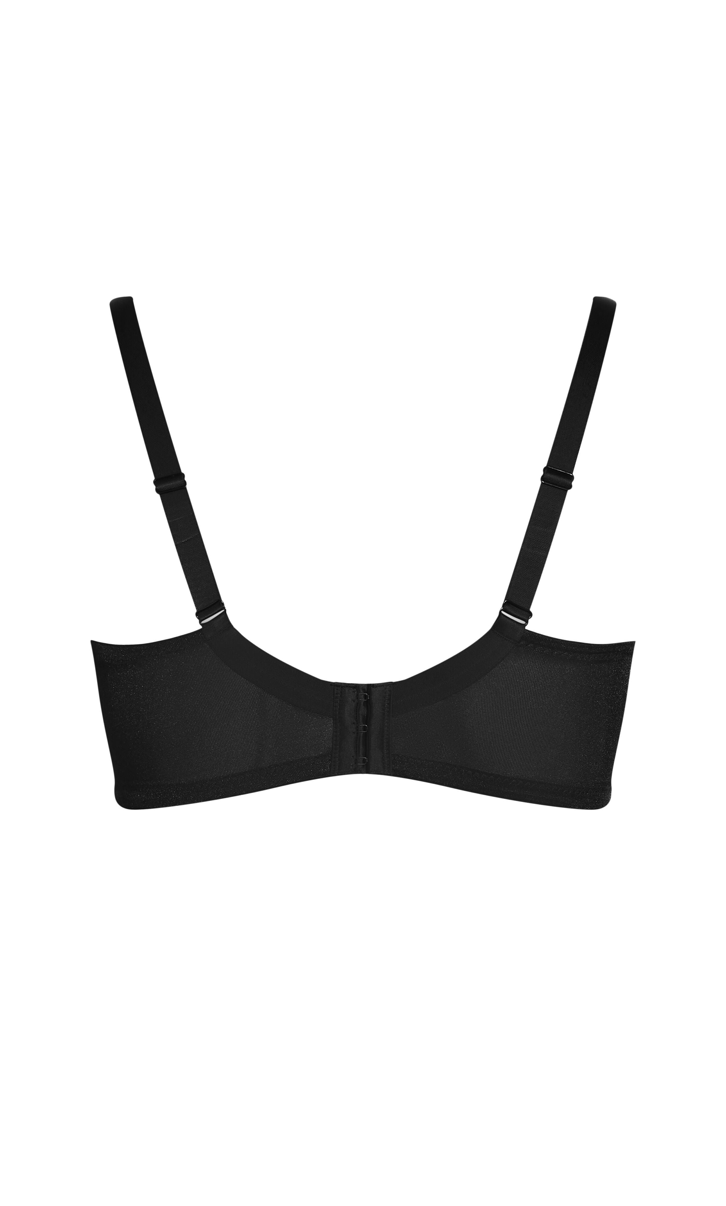 Minimizer Underwire Bra - black, , alternate image number 3