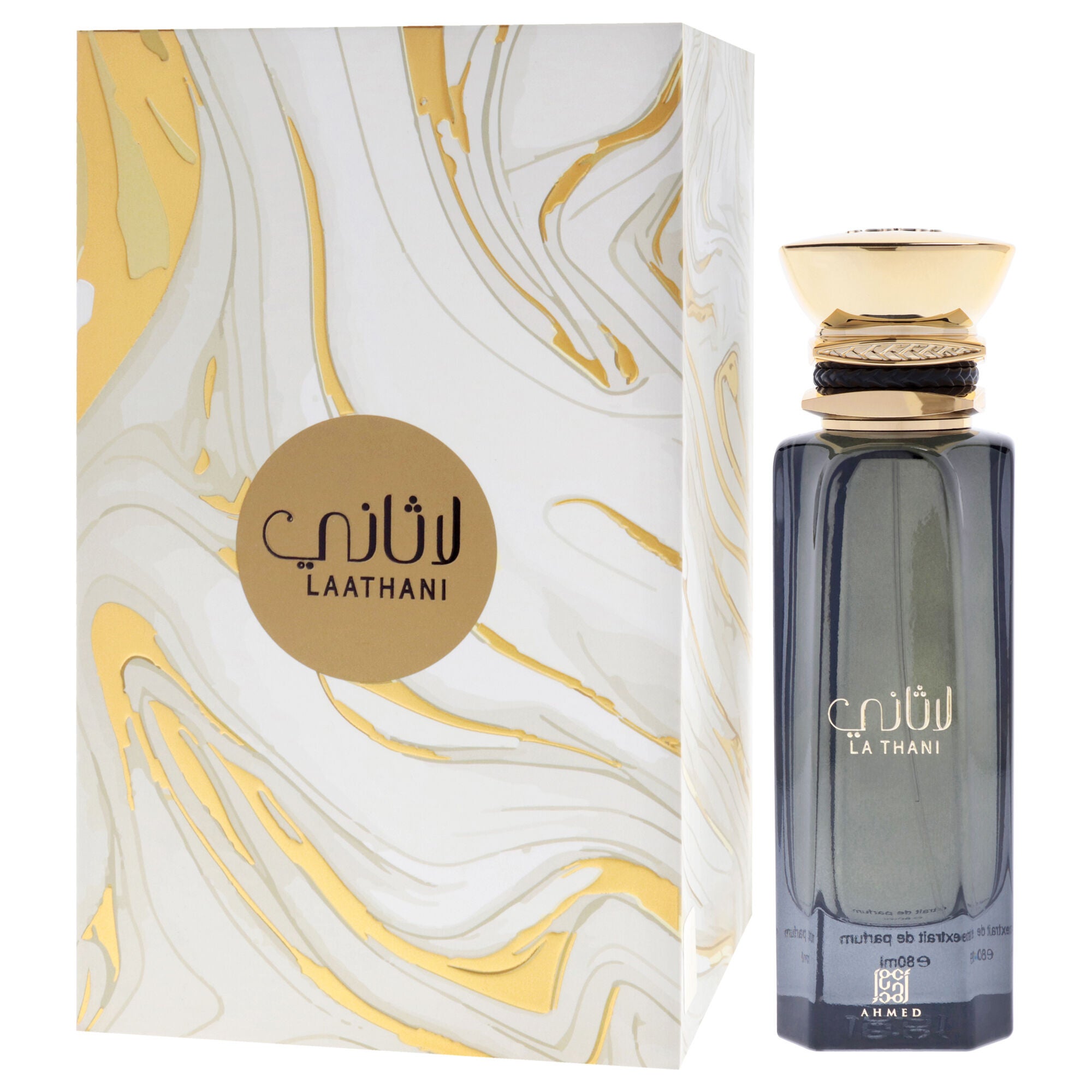 Laathani by Ahmed Al Maghribi for Unisex - 2.72 oz Extrait De Parfum Spray, Clear, alternate image number 3