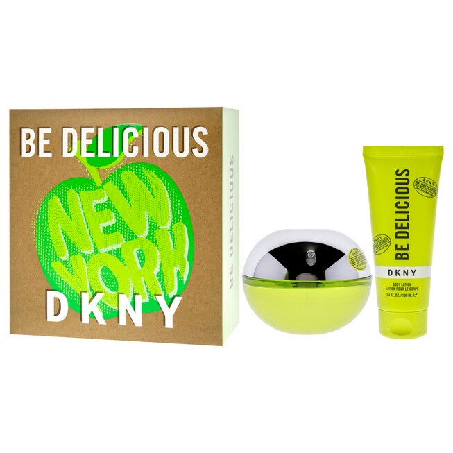 DKNY Be Delicious by Donna Karan for Women - 2 Pc Gift Set 3.4oz EDP Spray, 3.4oz Body Lotion, NA, alternate image number null