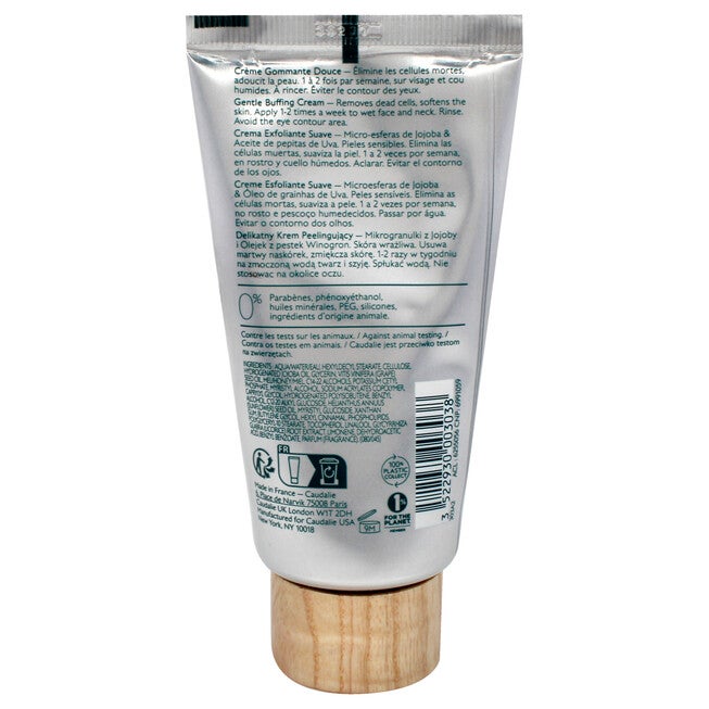 Gentle Buffing Cream by Caudalie for Women - 2.5 oz Cream, , alternate image number null
